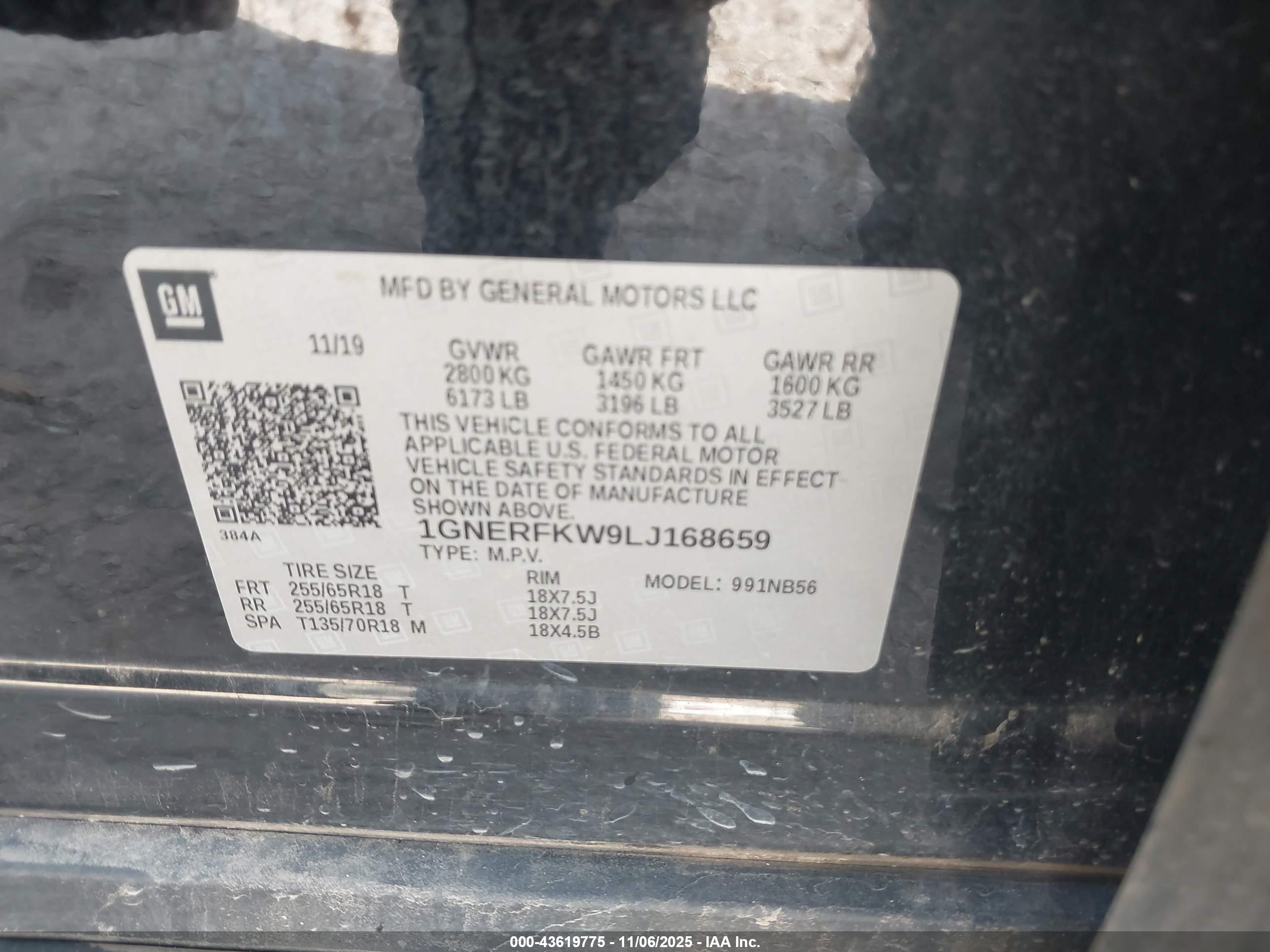 CHEVROLET TRAVERSE image 9