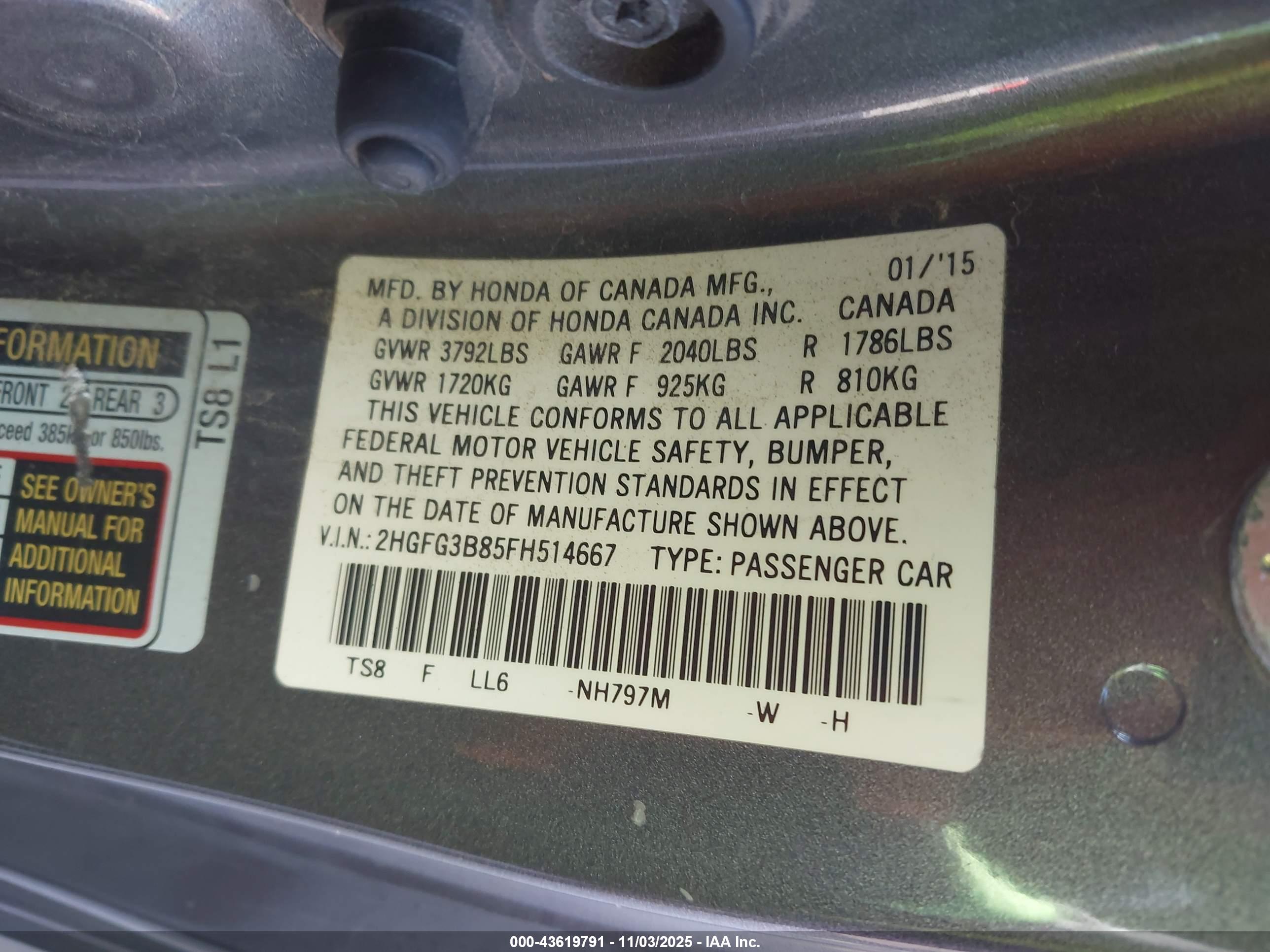 HONDA CIVIC image 9