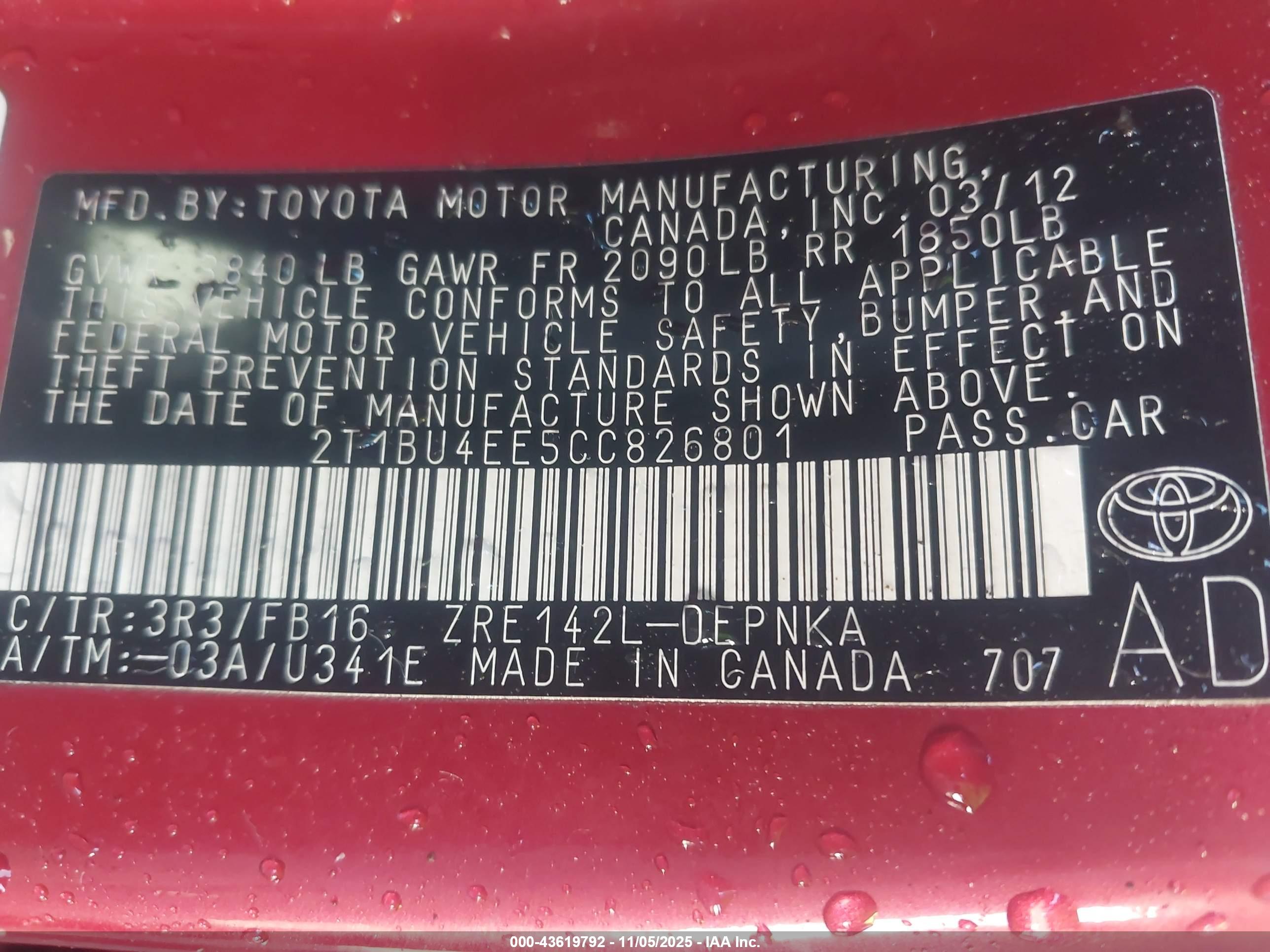 TOYOTA COROLLA image 9