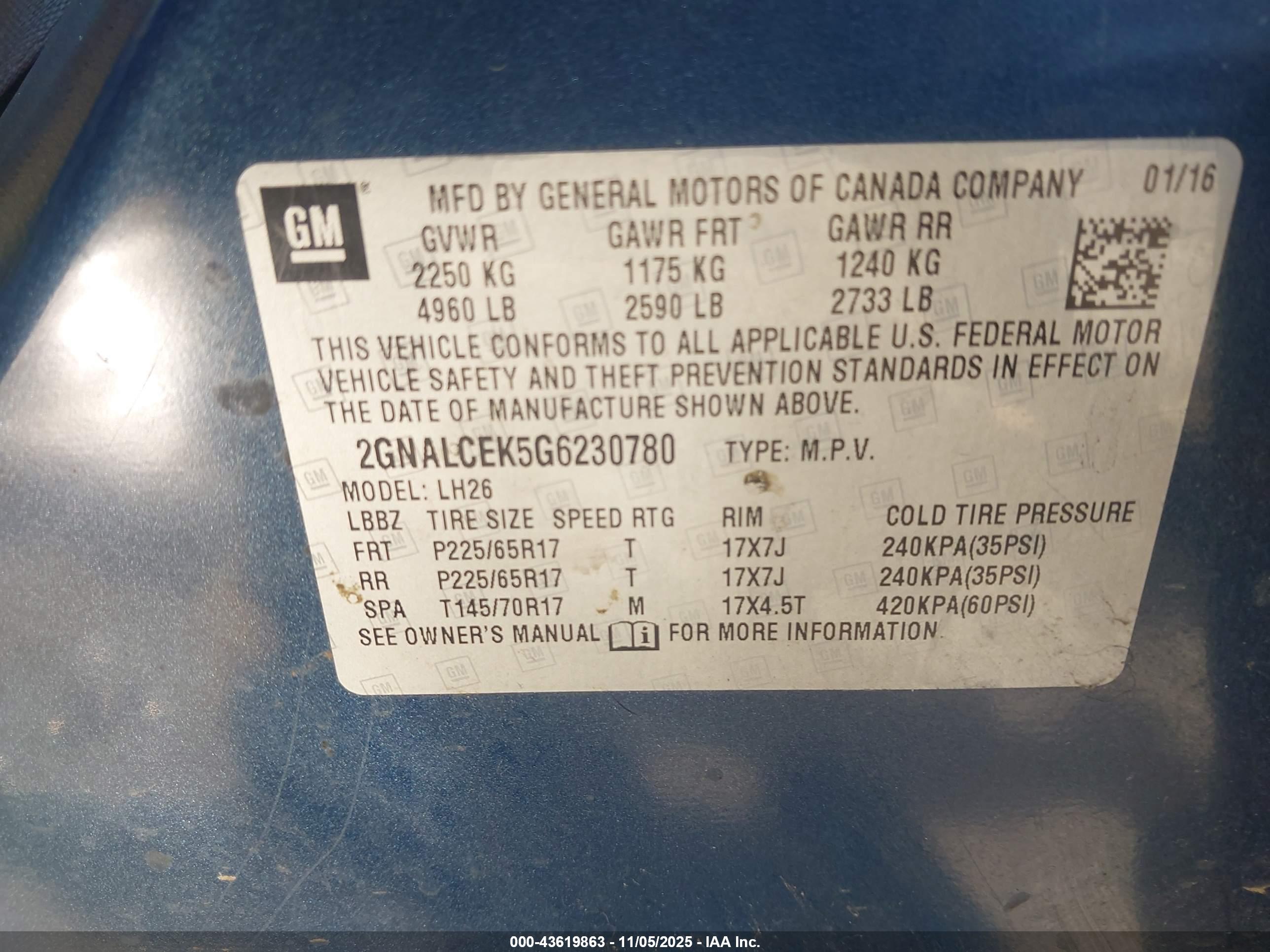 CHEVROLET EQUINOX image 9