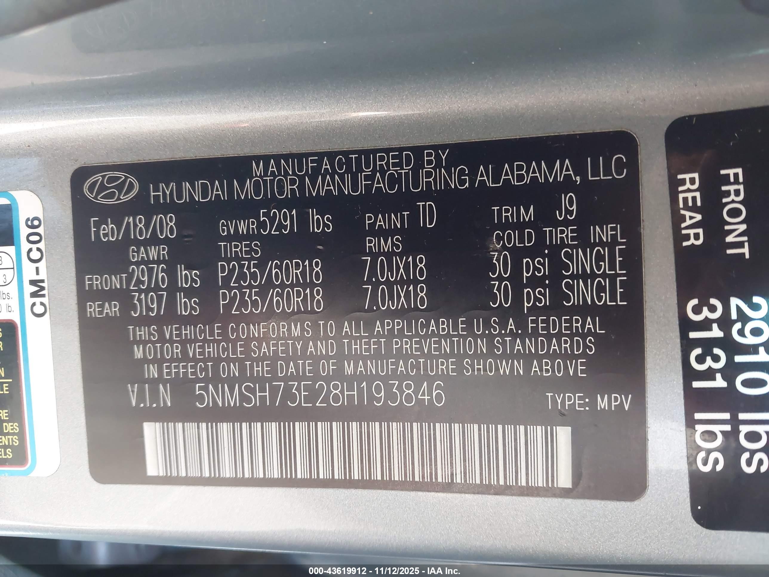 HYUNDAI SANTA image 9