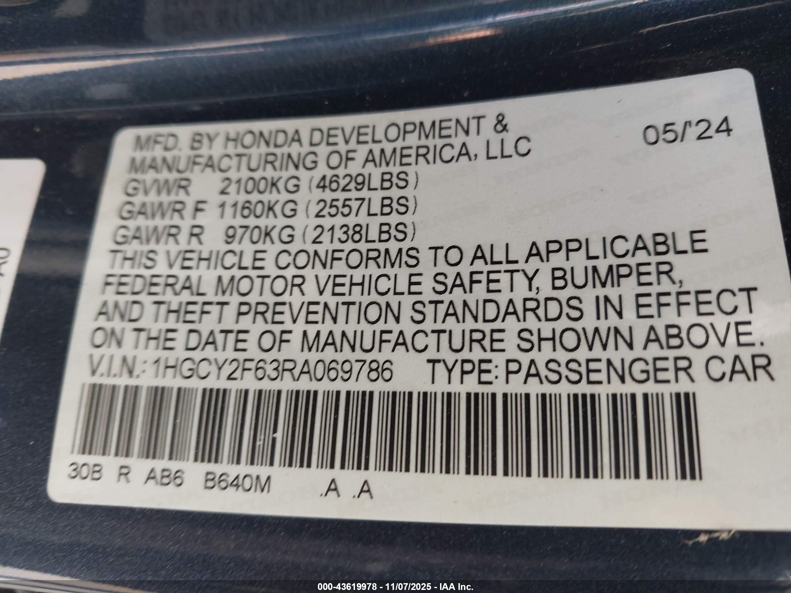 HONDA ACCORD image 9