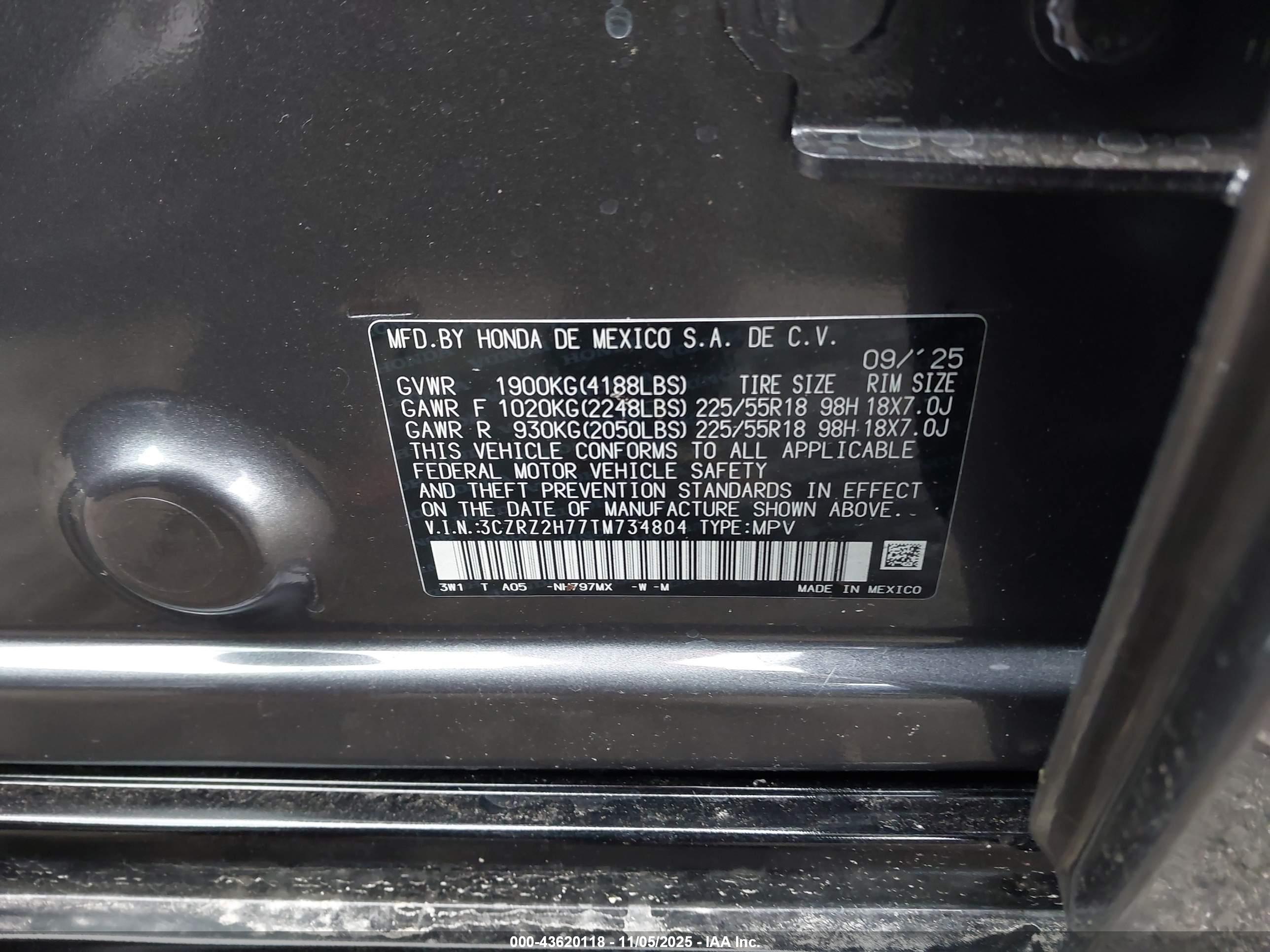 HONDA HR-V image 9