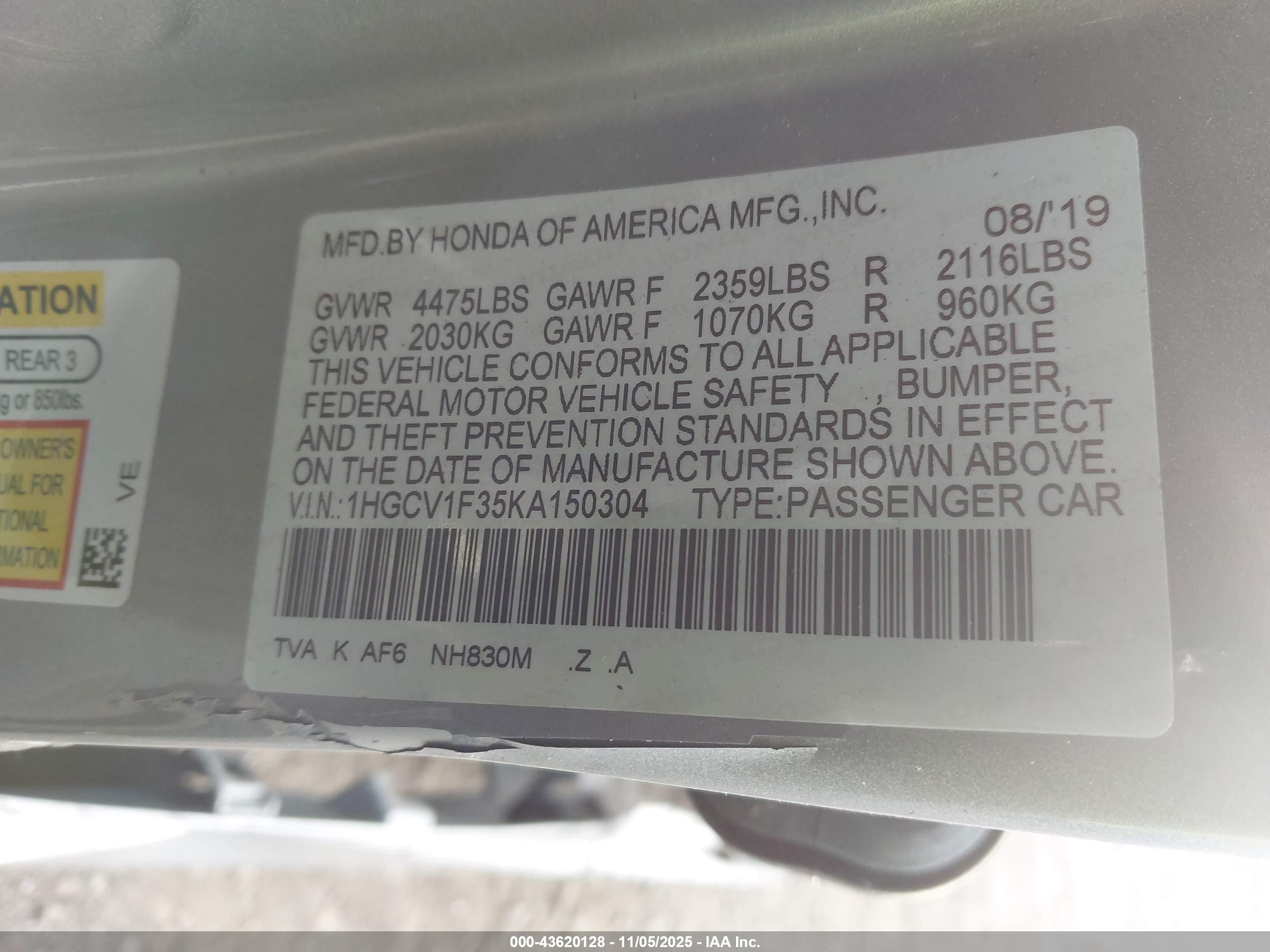 HONDA ACCORD image 9