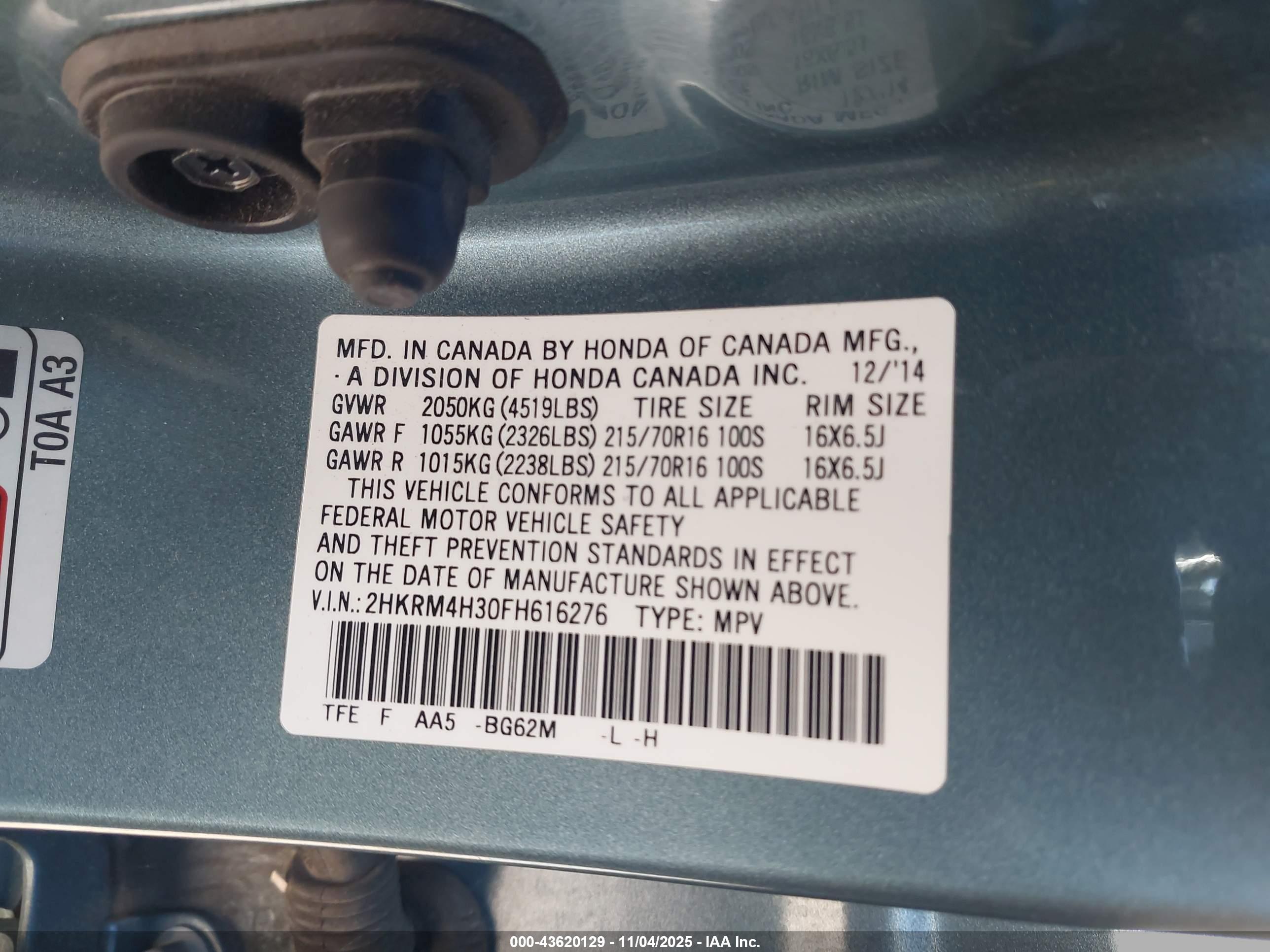 HONDA CR-V image 9
