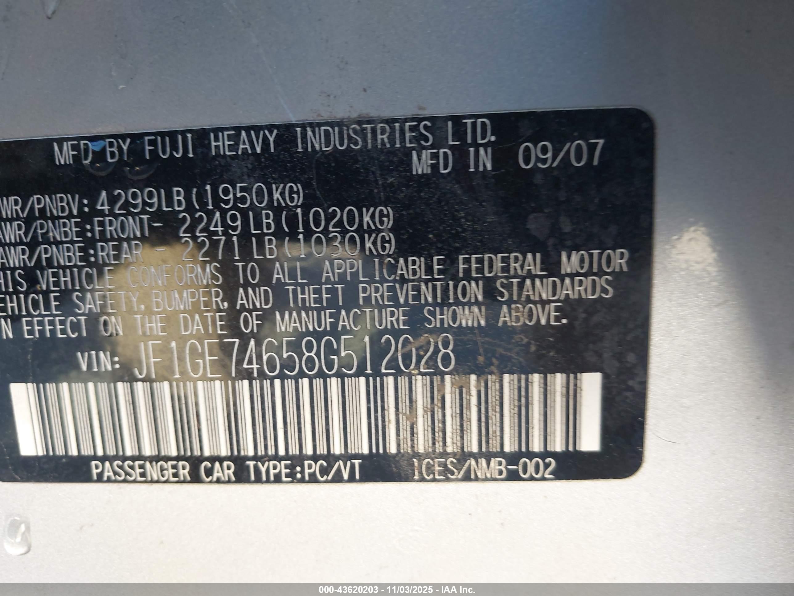 SUBARU IMPREZA image 9