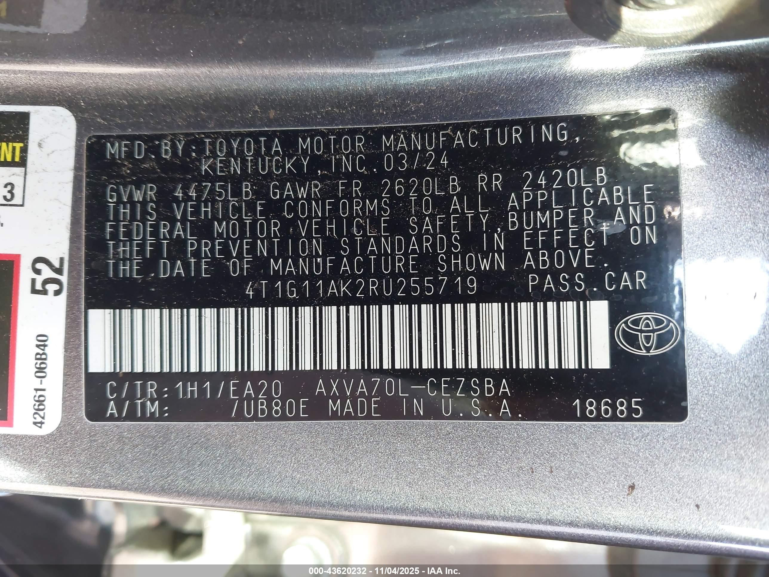 TOYOTA CAMRY image 9