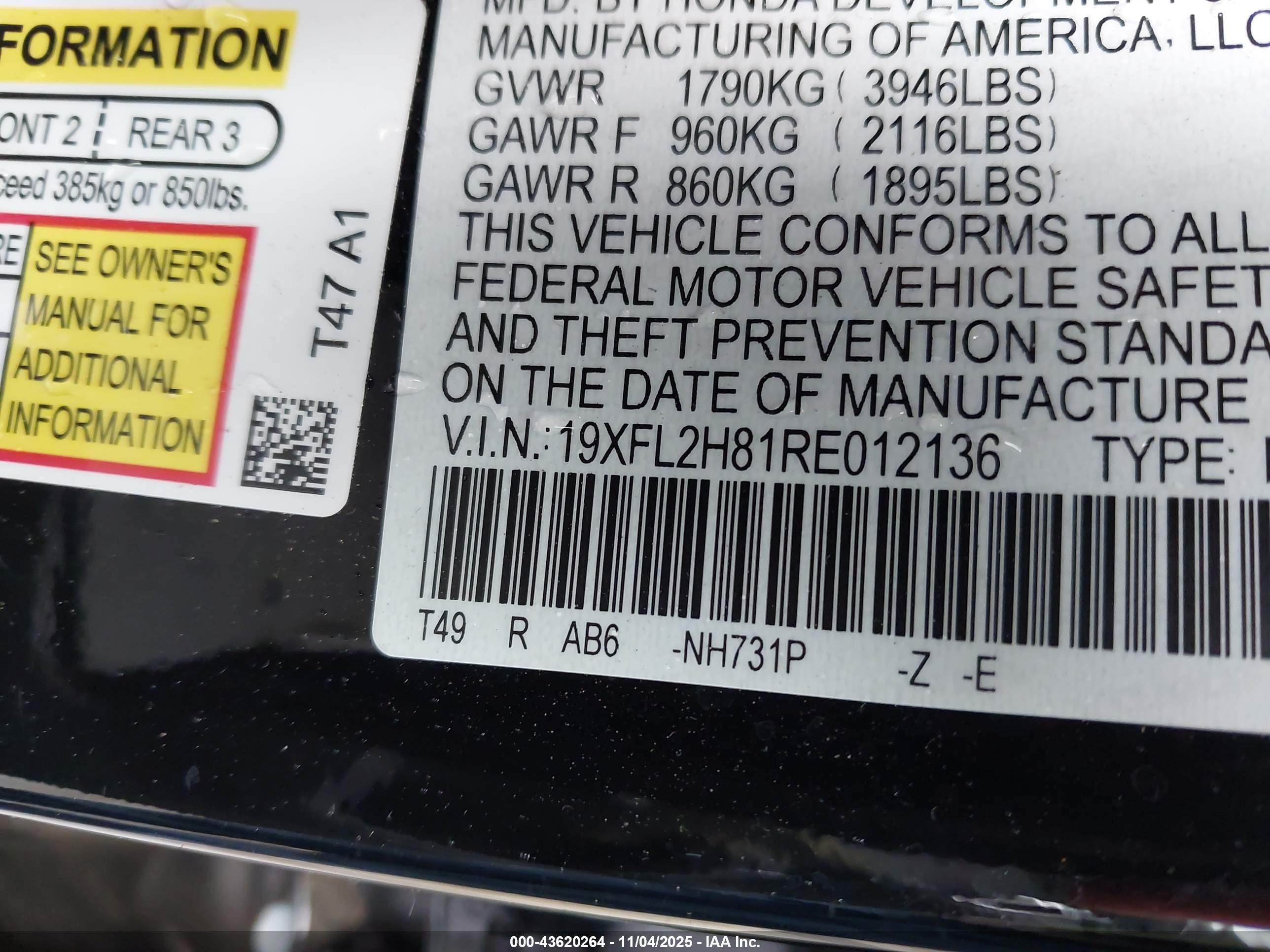HONDA CIVIC image 9