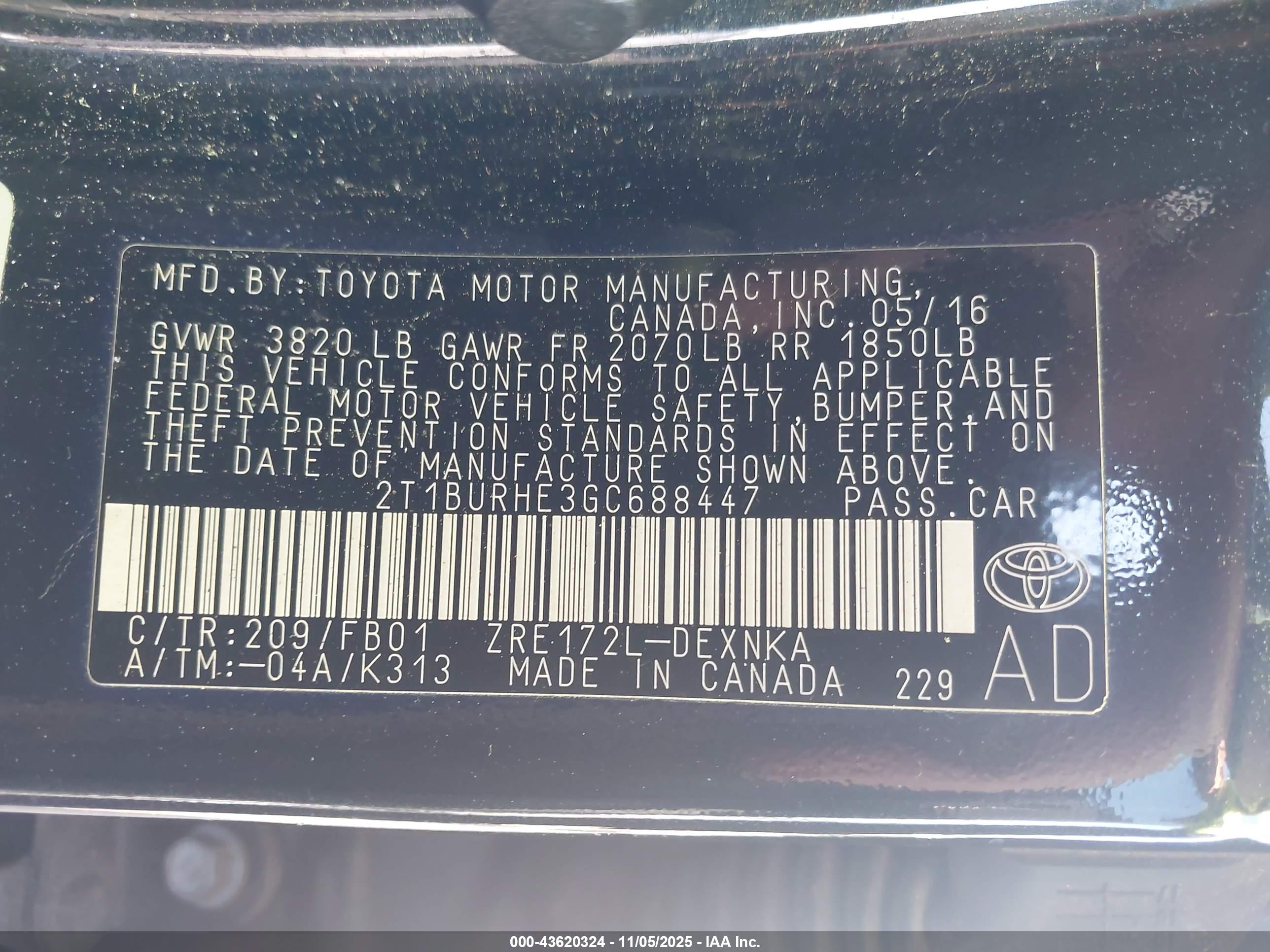 TOYOTA COROLLA image 9