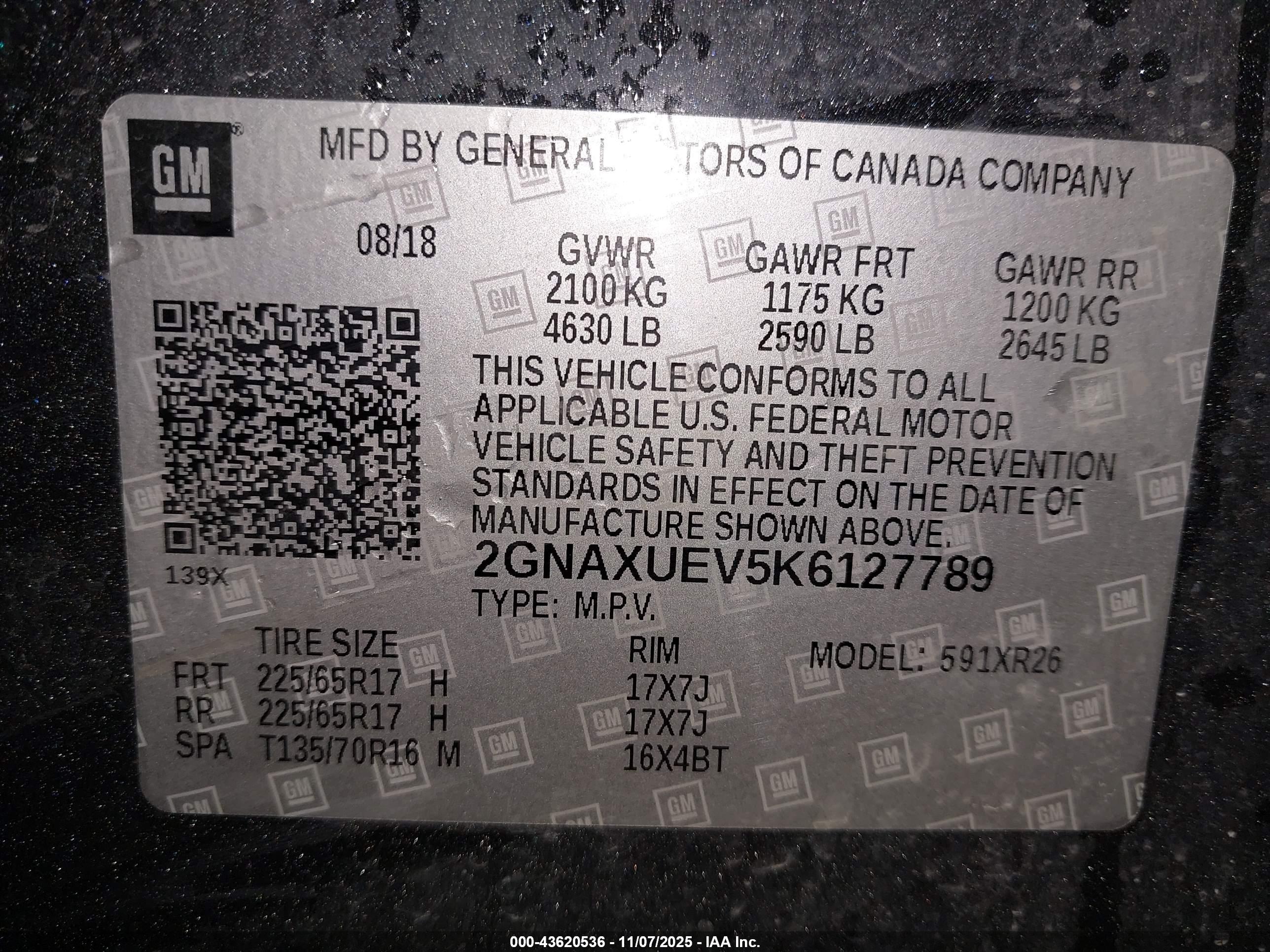 CHEVROLET EQUINOX image 9