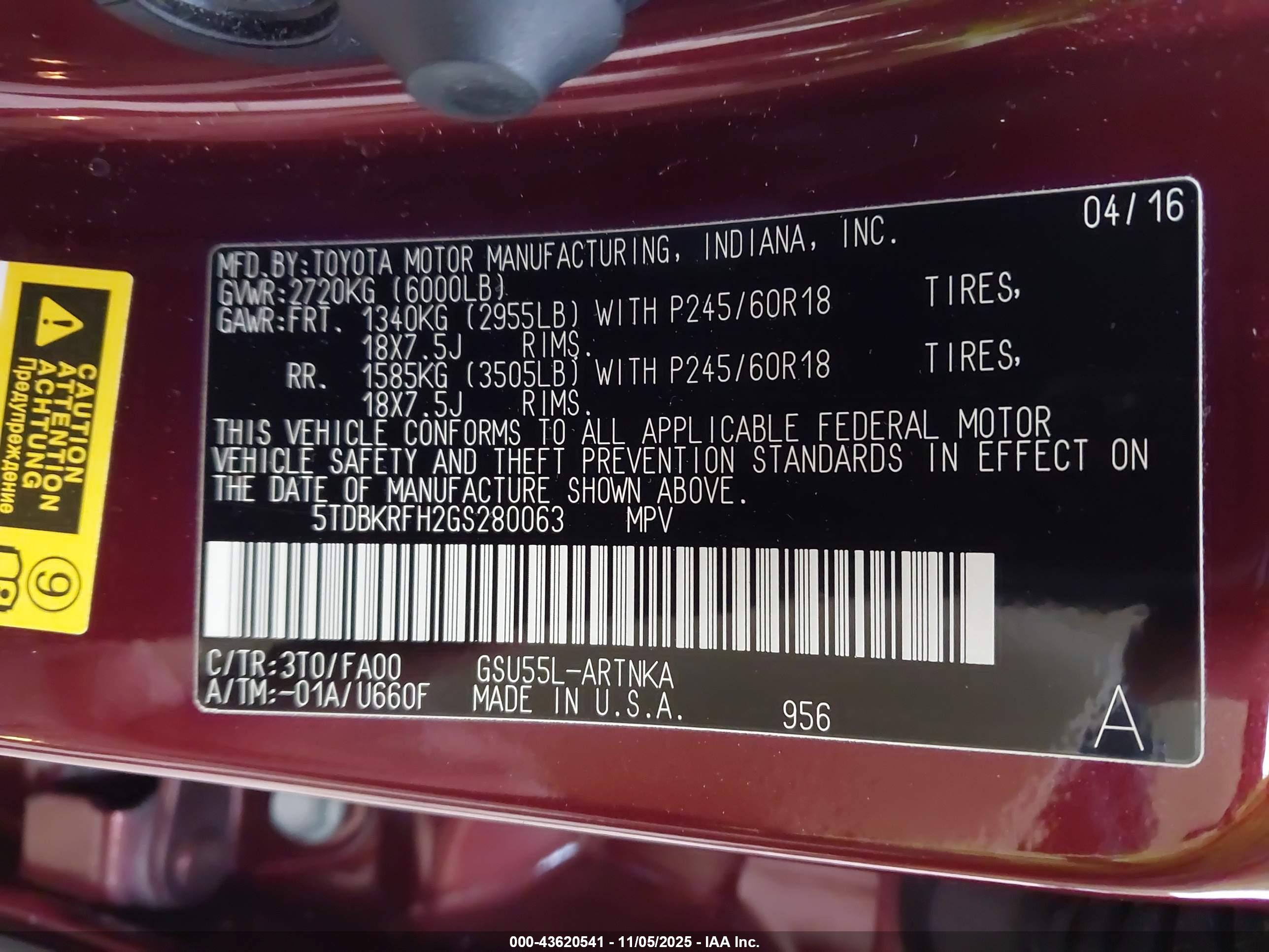 TOYOTA HIGHLANDER image 9