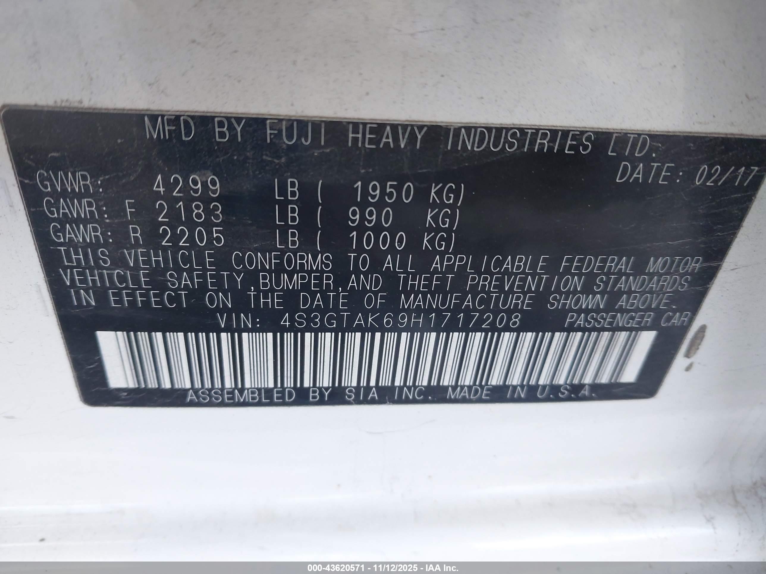 SUBARU IMPREZA image 9