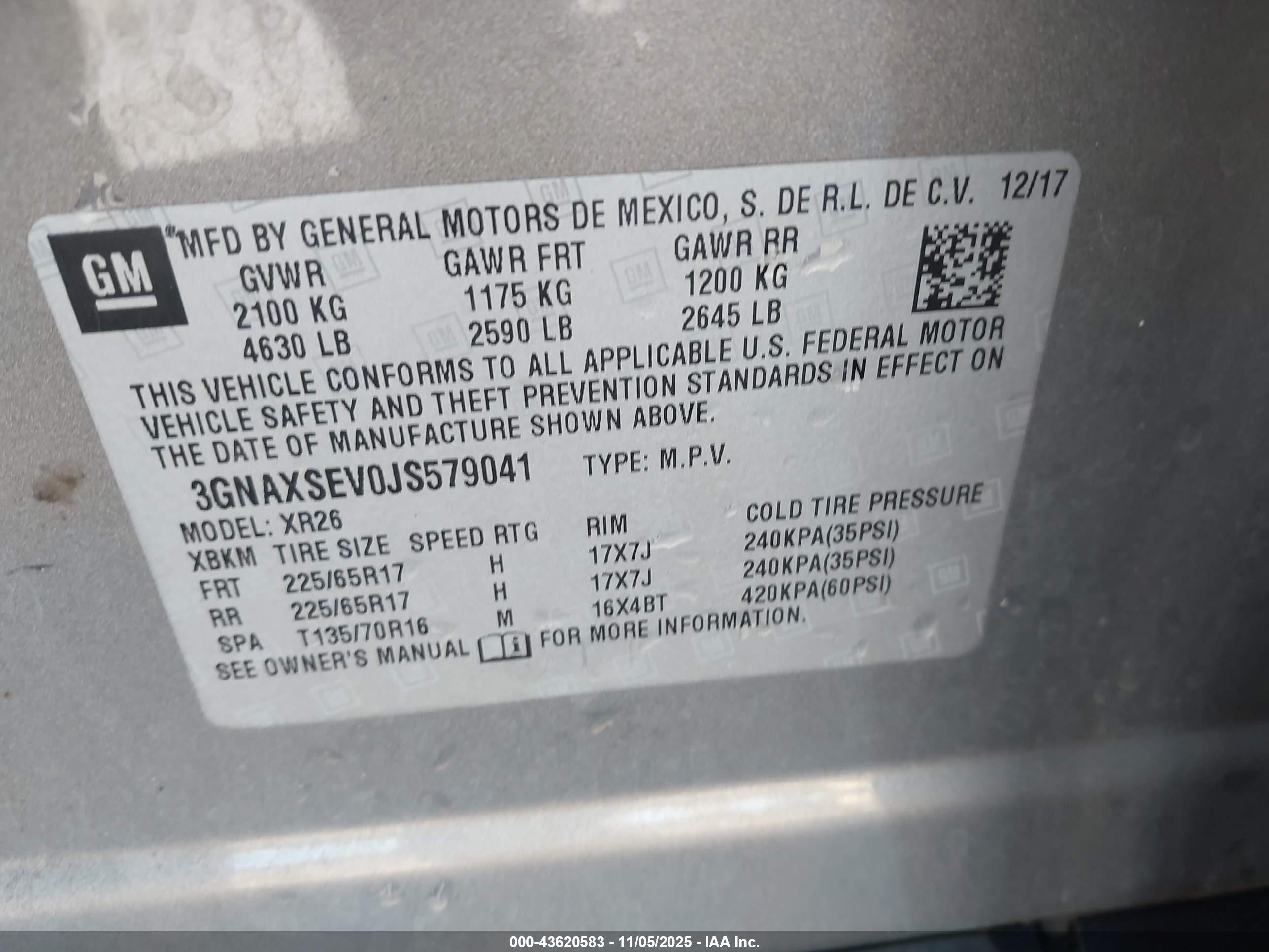 CHEVROLET EQUINOX image 9