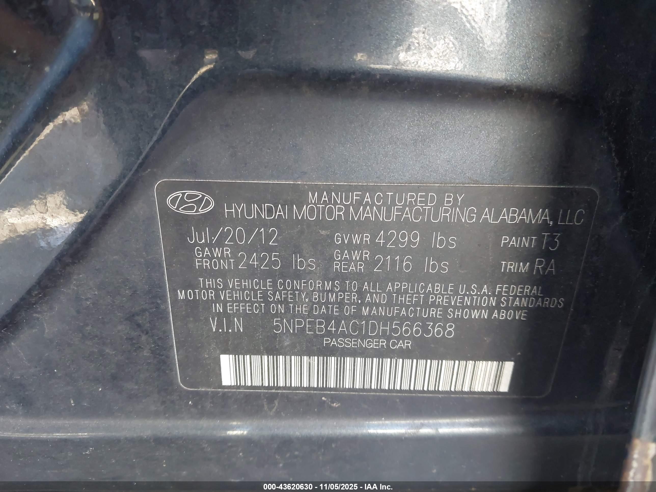 HYUNDAI SONATA image 9