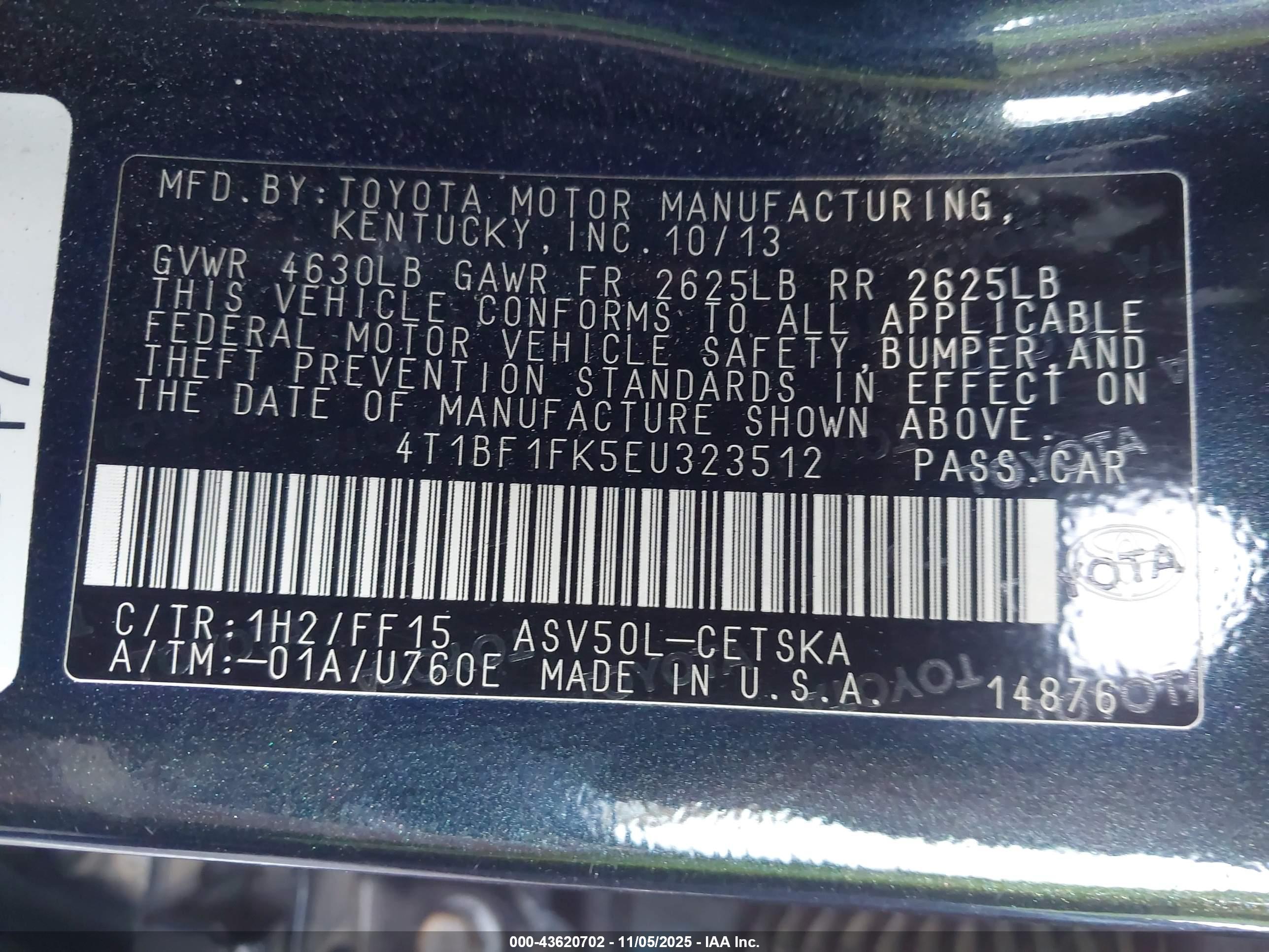 TOYOTA CAMRY image 9