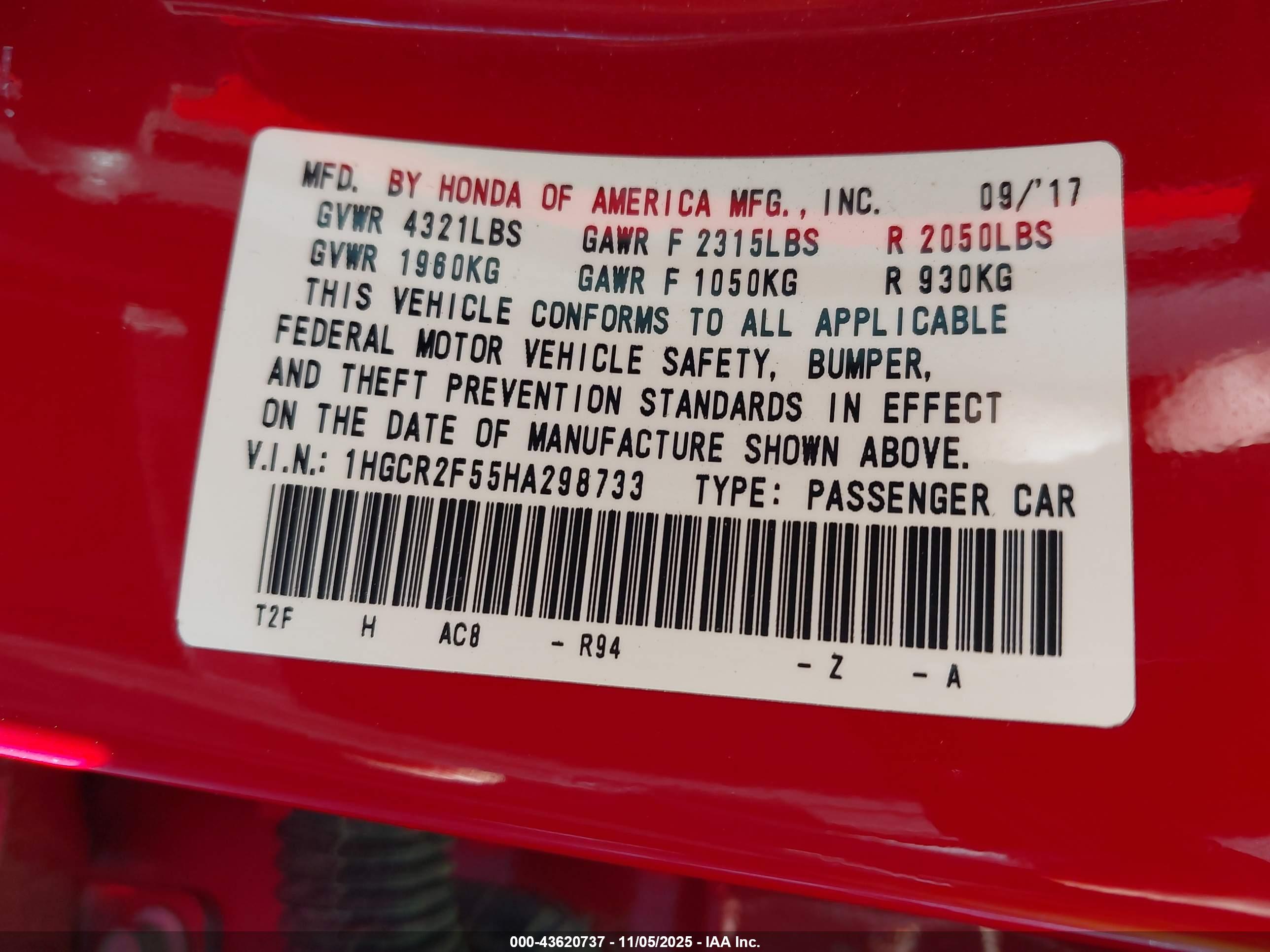 HONDA ACCORD image 9