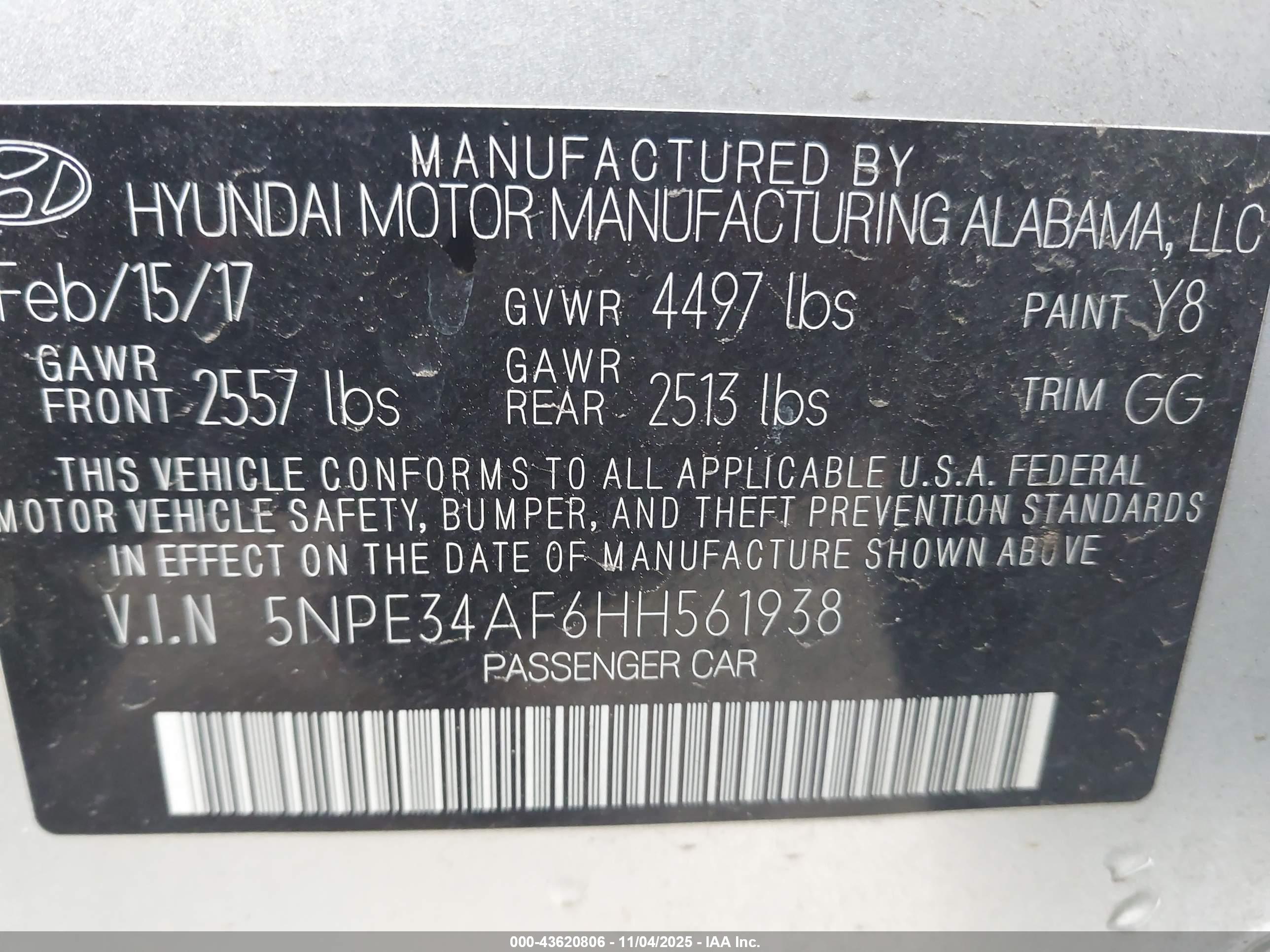 HYUNDAI SONATA image 9