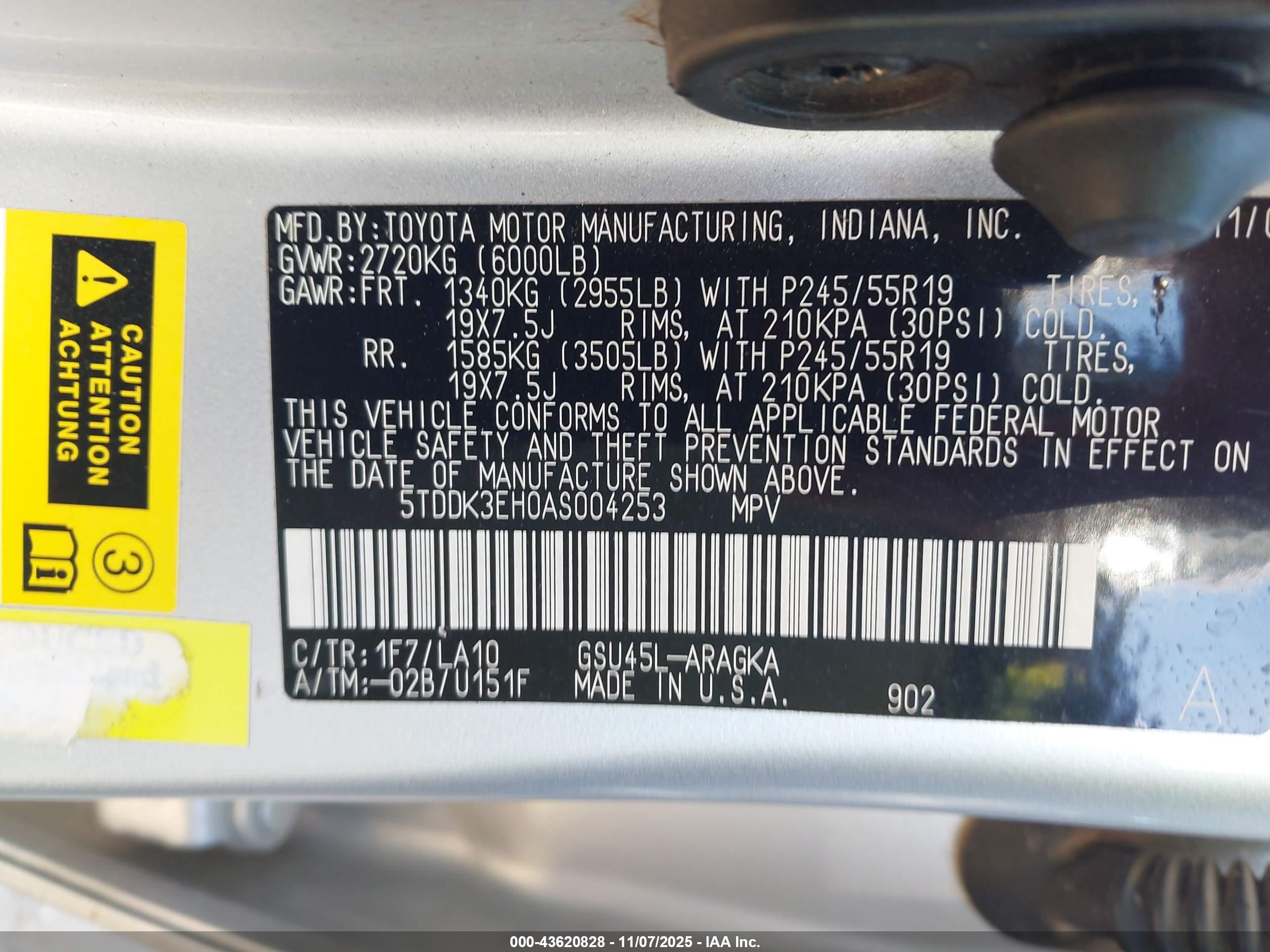 TOYOTA HIGHLANDER image 9