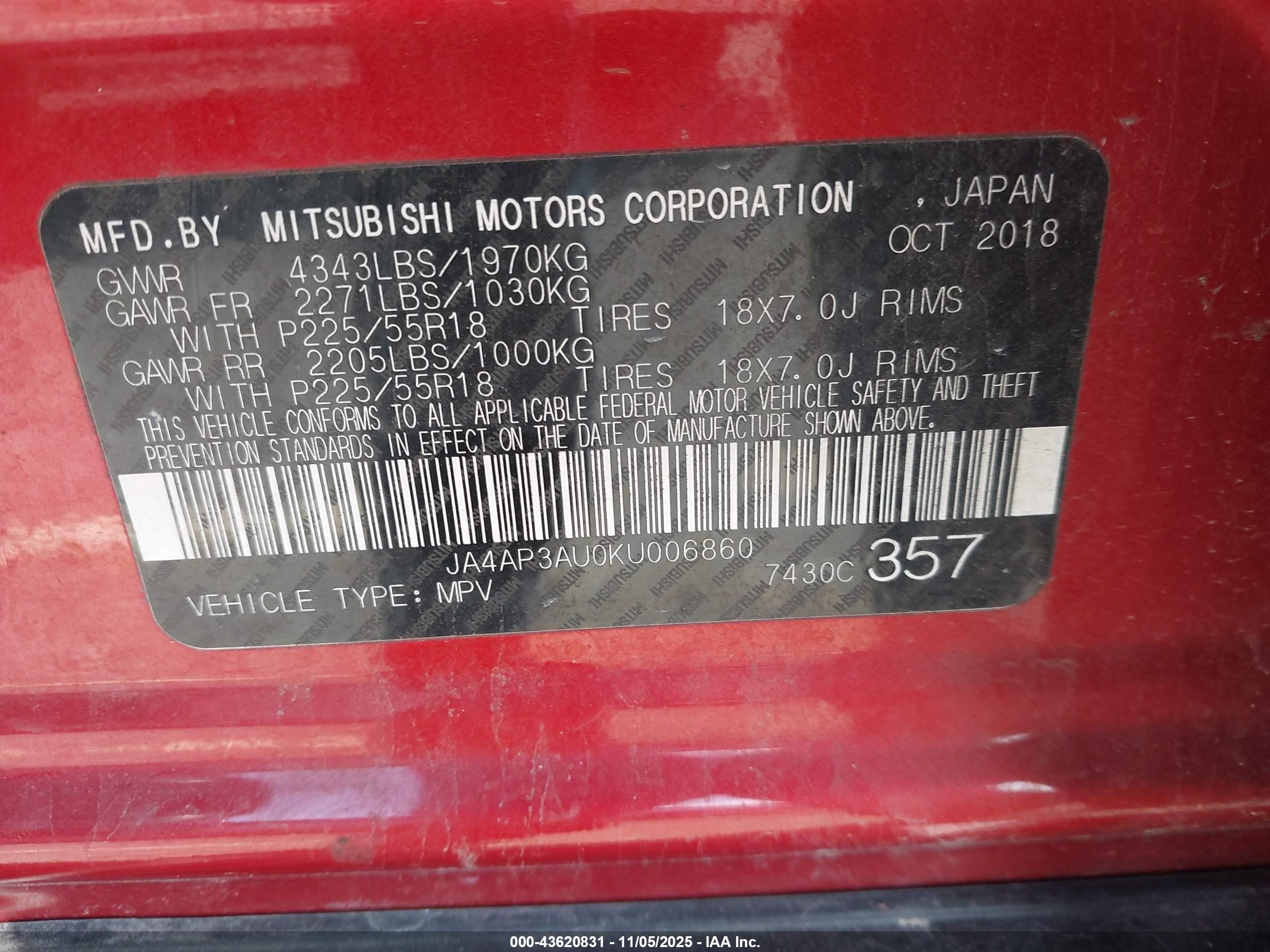 MITSUBISHI OUTLANDER image 9