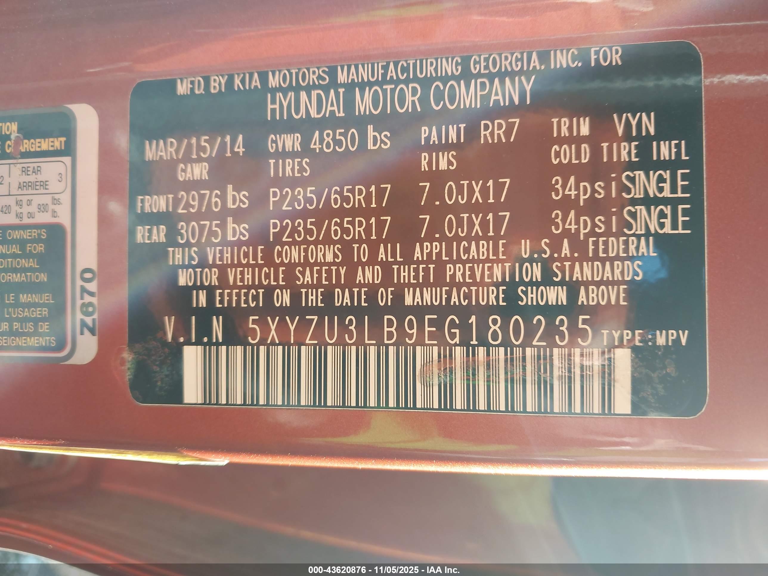 HYUNDAI SANTA image 9
