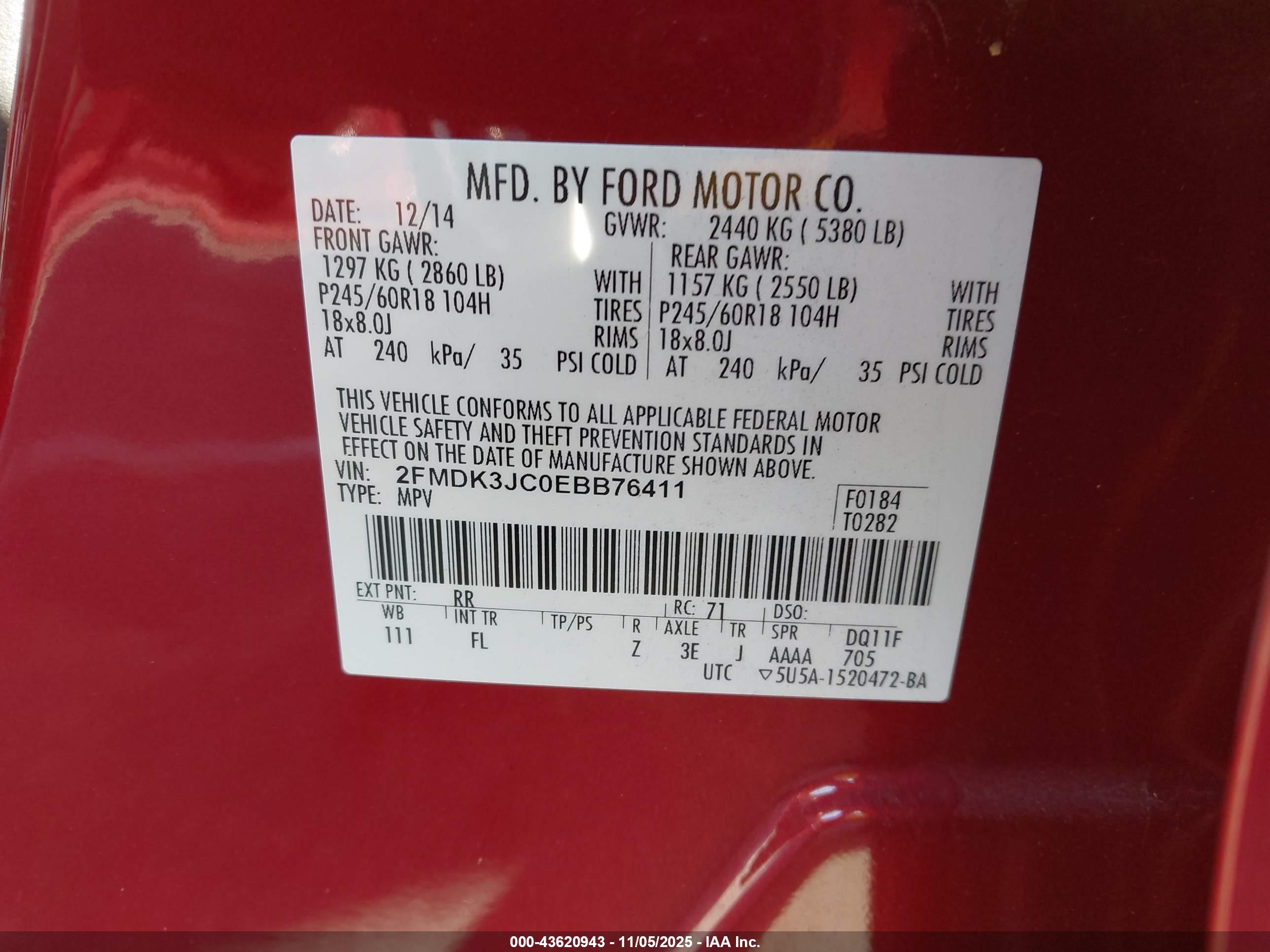 FORD EDGE image 9