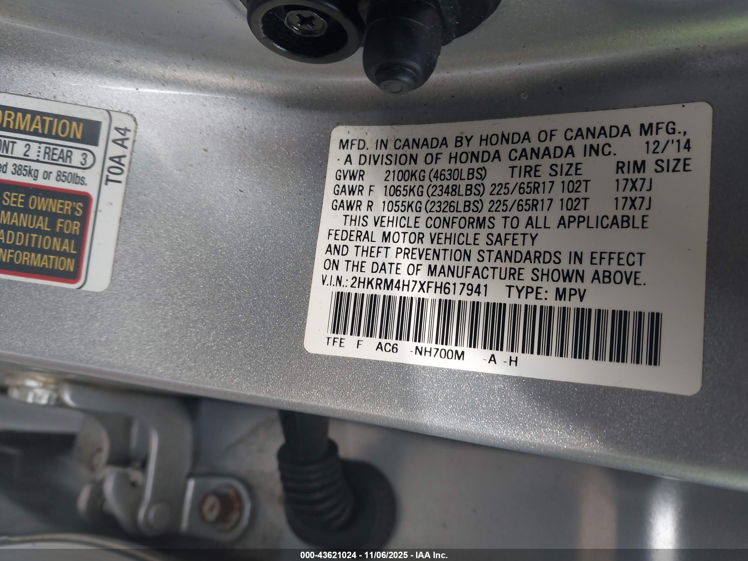 HONDA CR-V image 9