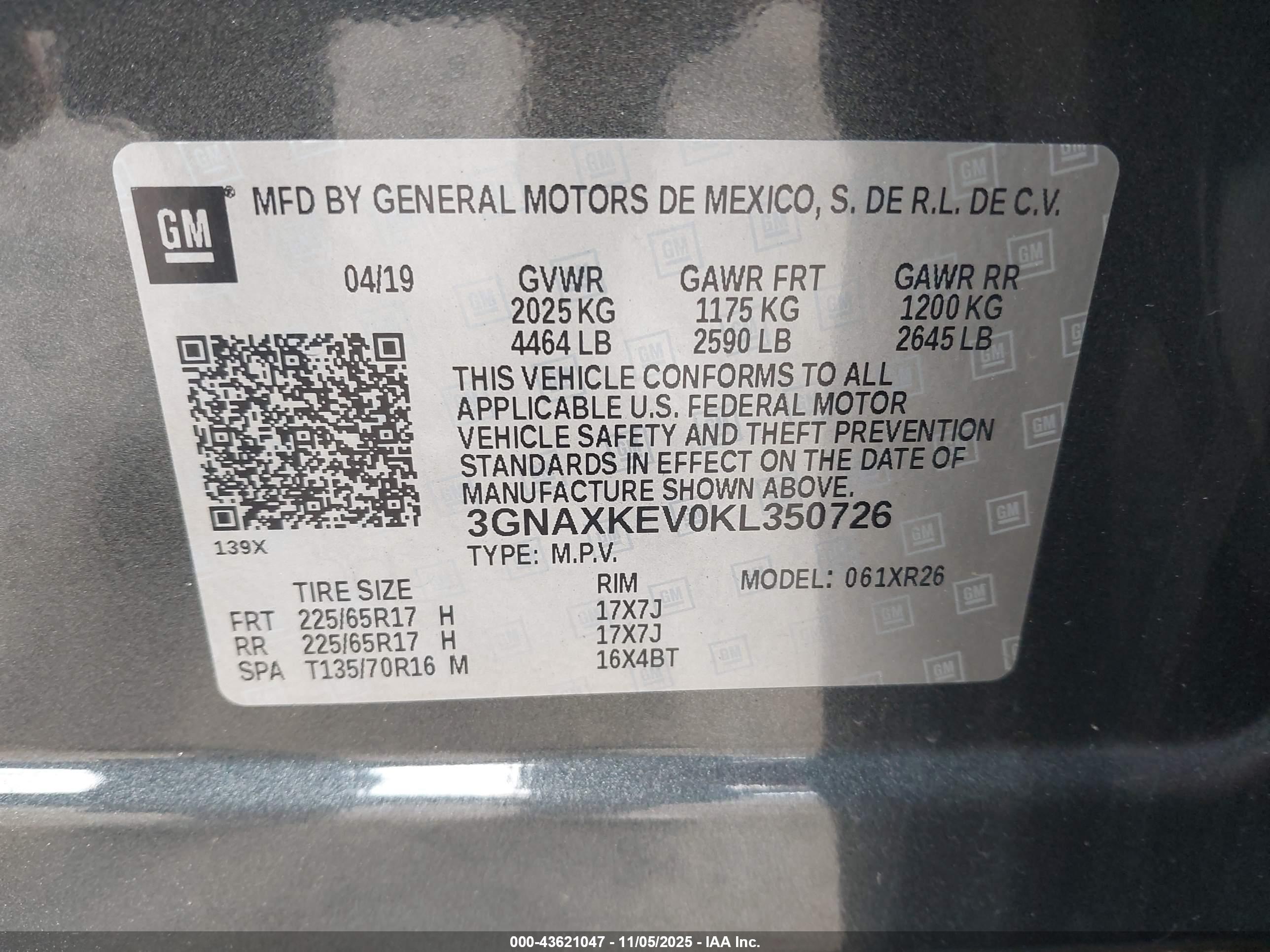 CHEVROLET EQUINOX image 9