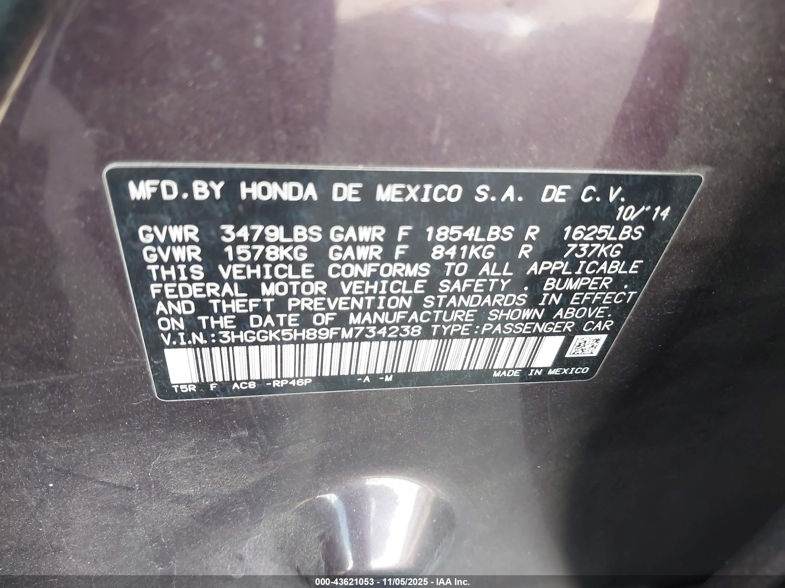 HONDA FIT image 9