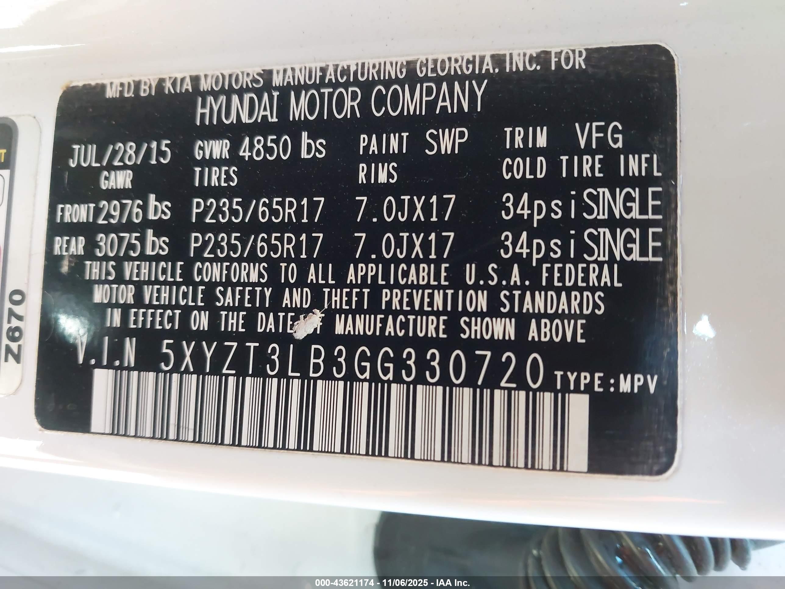 HYUNDAI SANTA image 9