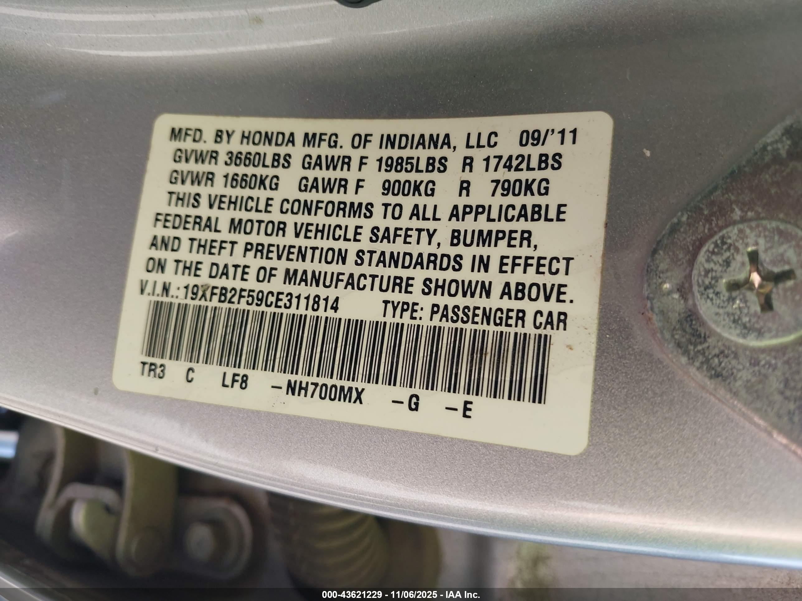 HONDA CIVIC image 9