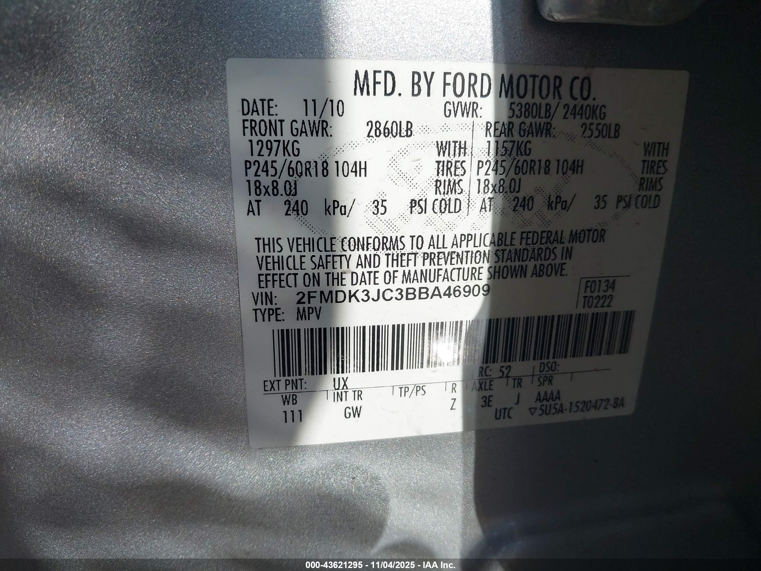 FORD EDGE image 9