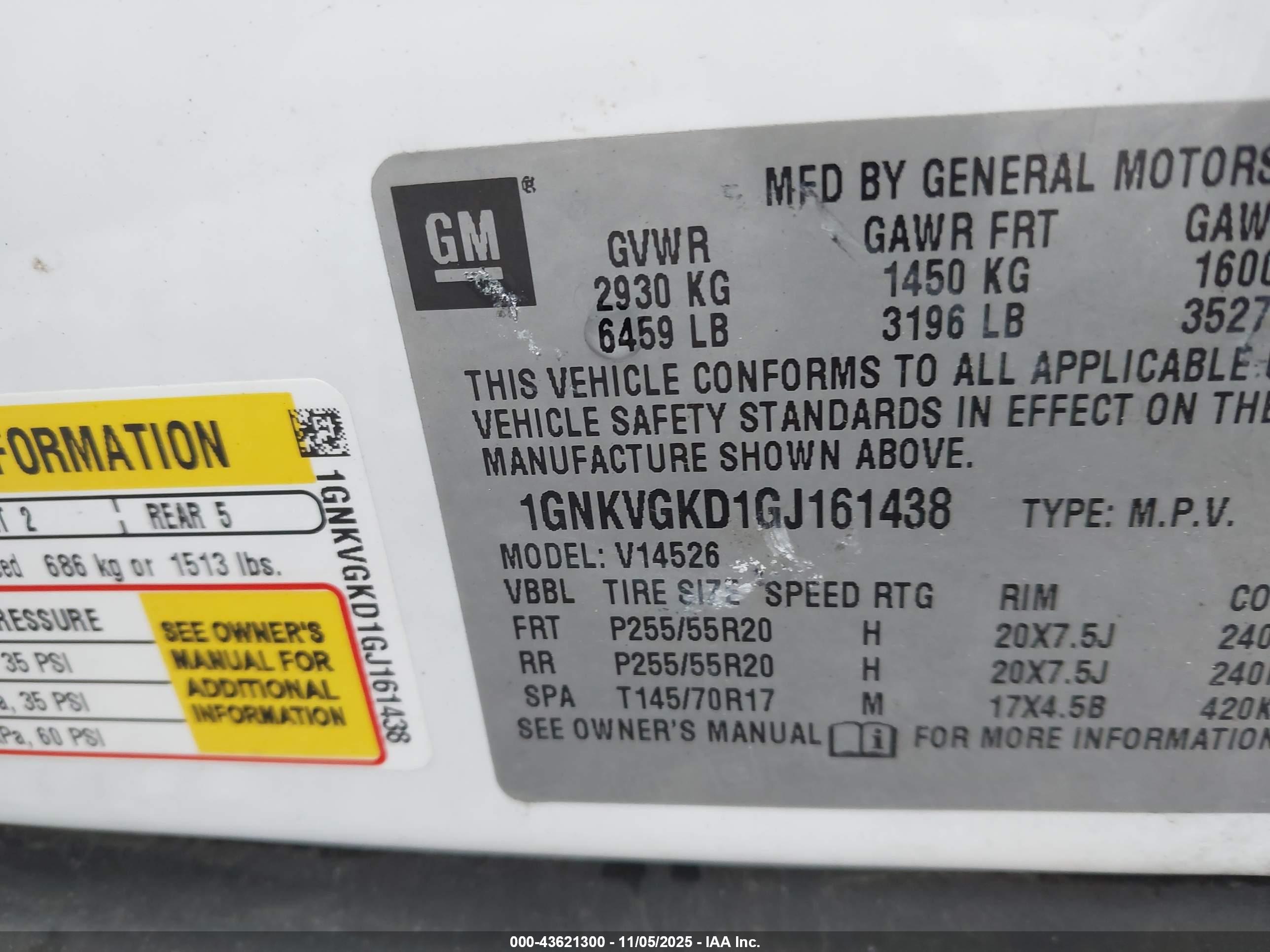 CHEVROLET TRAVERSE image 9