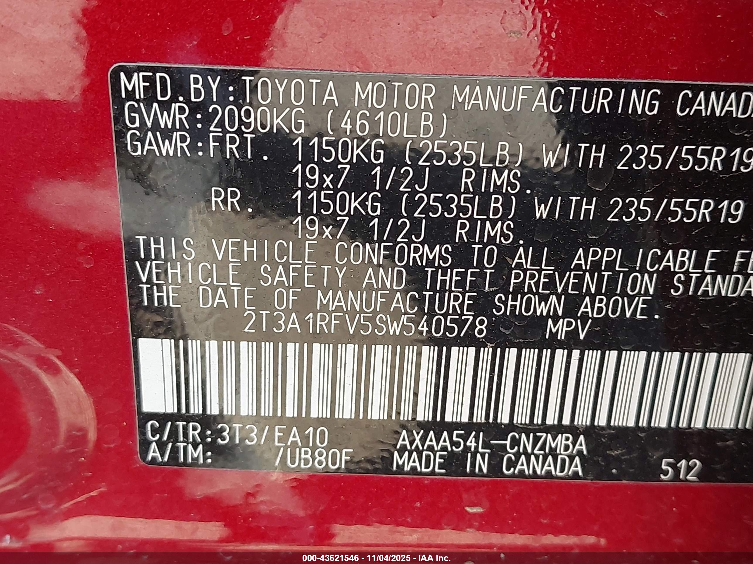 TOYOTA RAV4 image 9