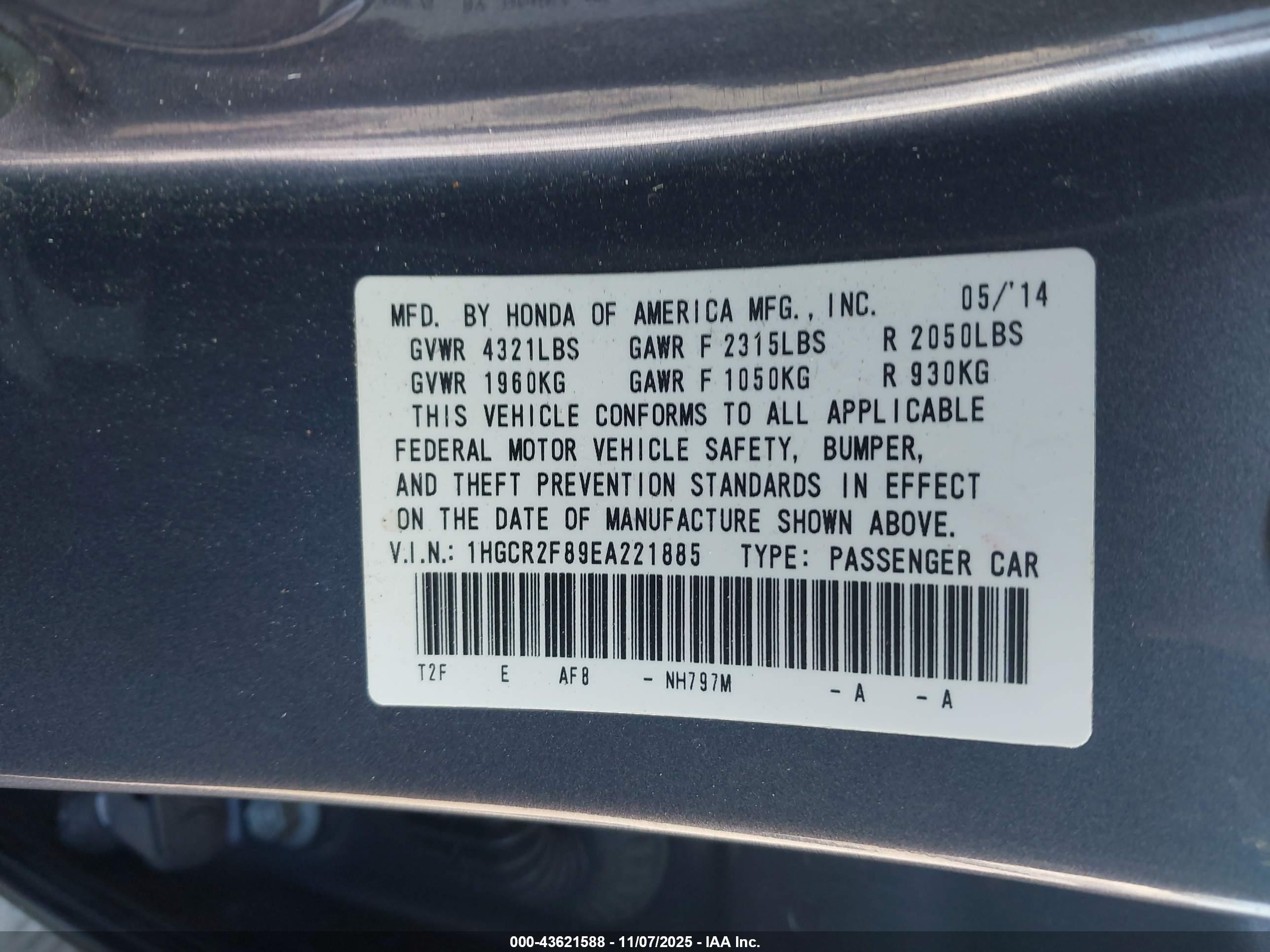 HONDA ACCORD image 9