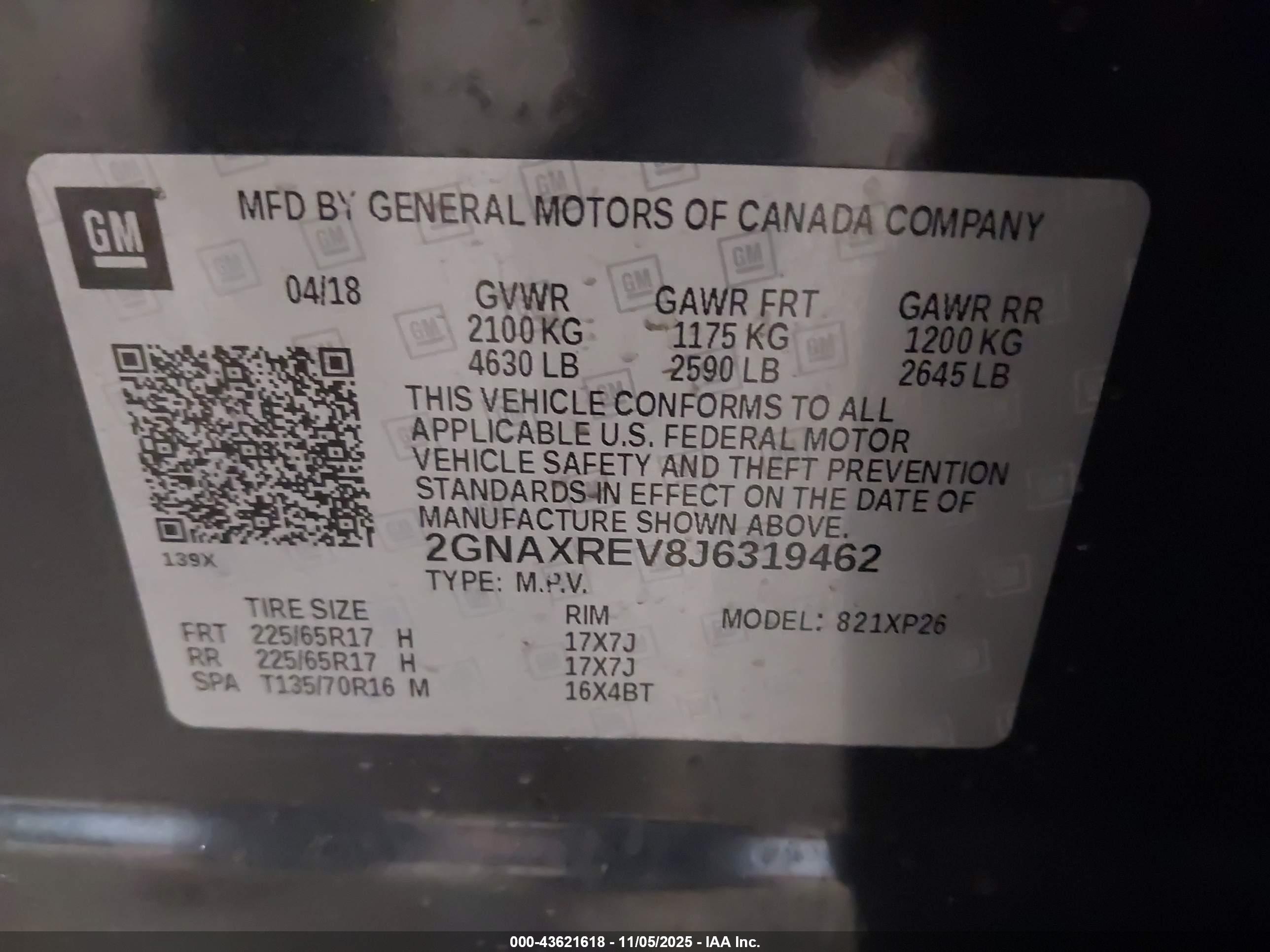 CHEVROLET EQUINOX image 9