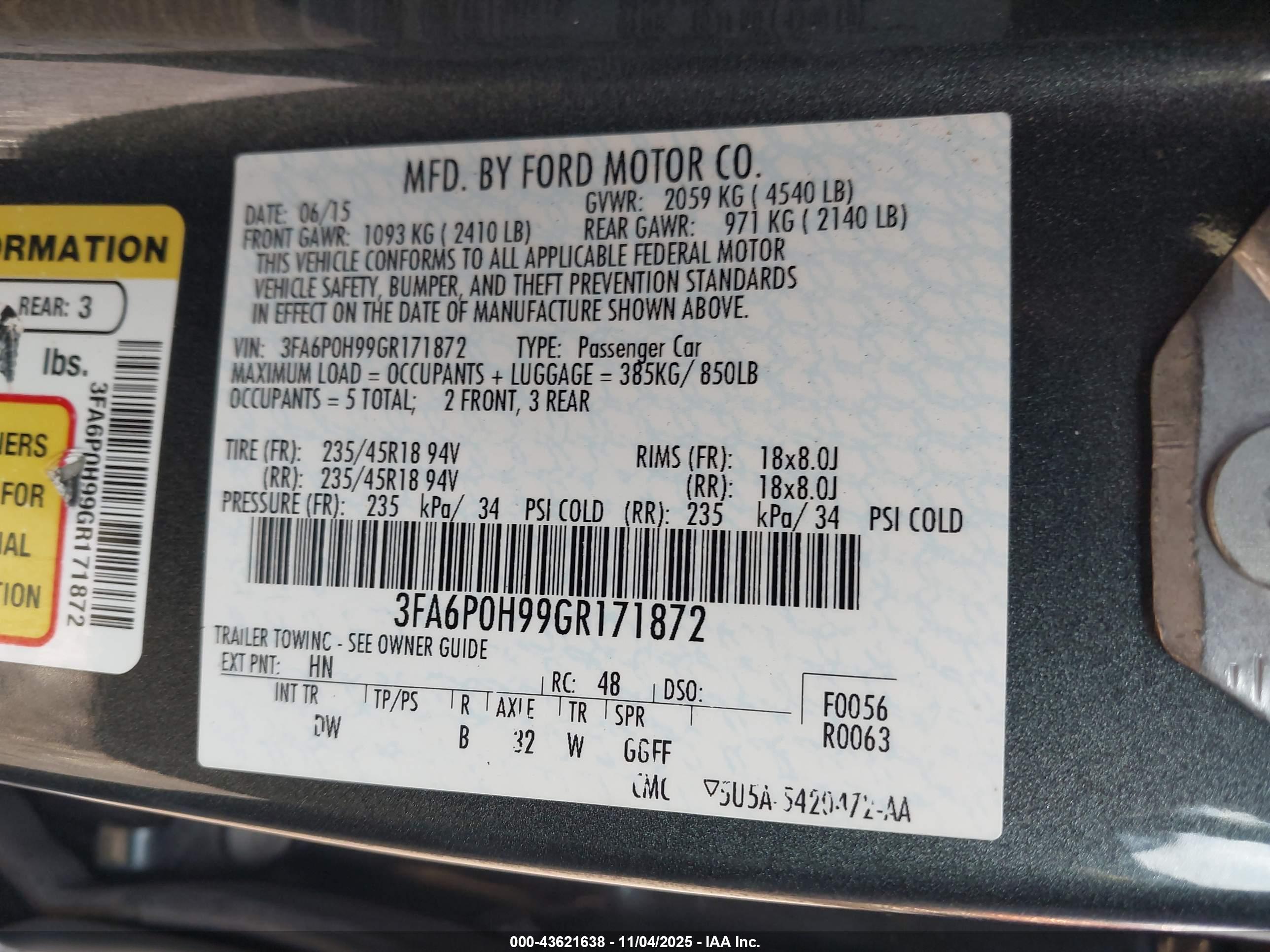 FORD FUSION image 9