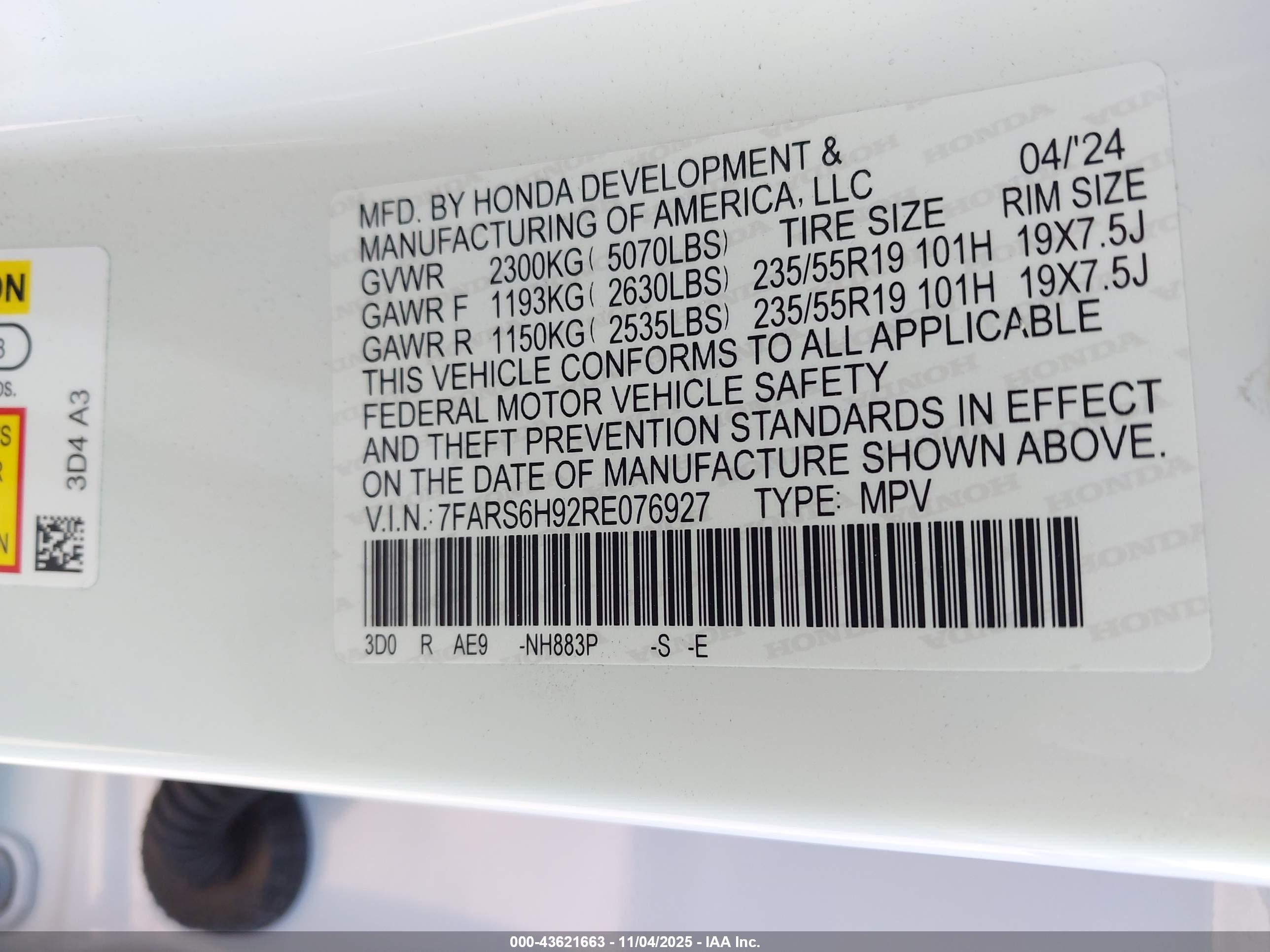 HONDA CR-V image 9