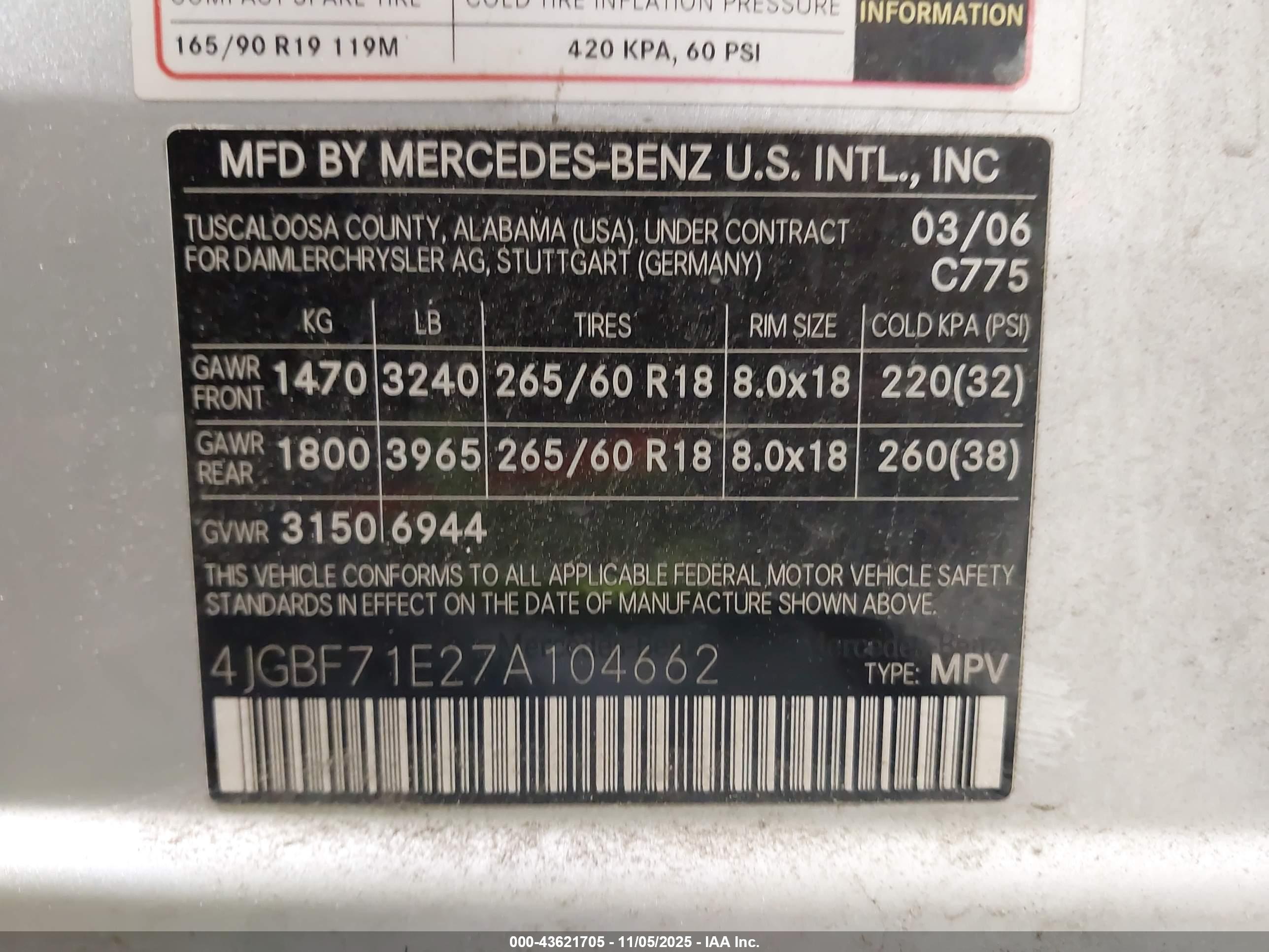 MERCEDES-BENZ GL image 9