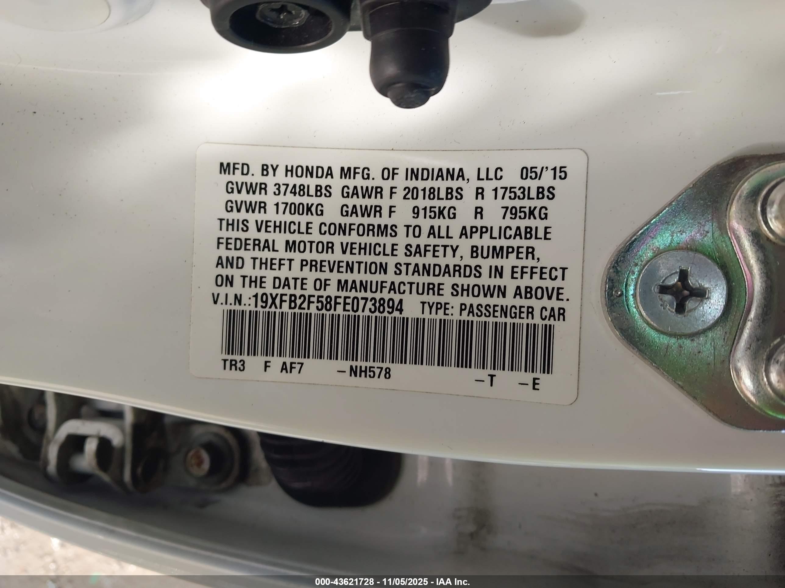 HONDA CIVIC image 9