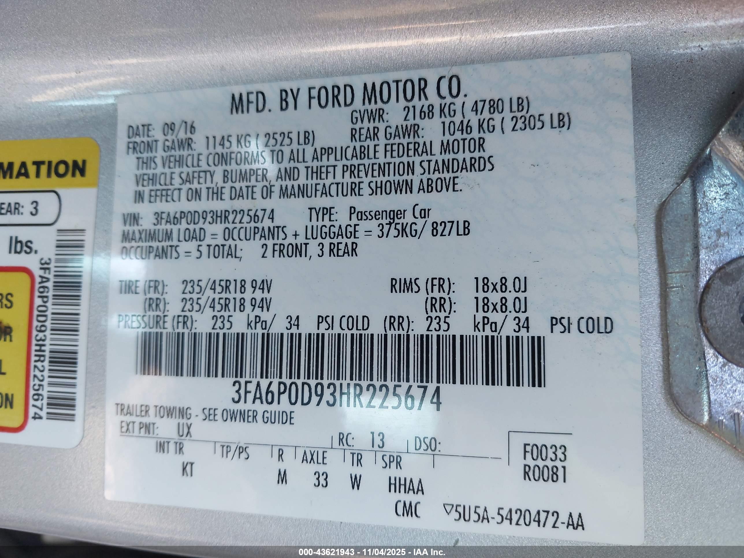 FORD FUSION image 9