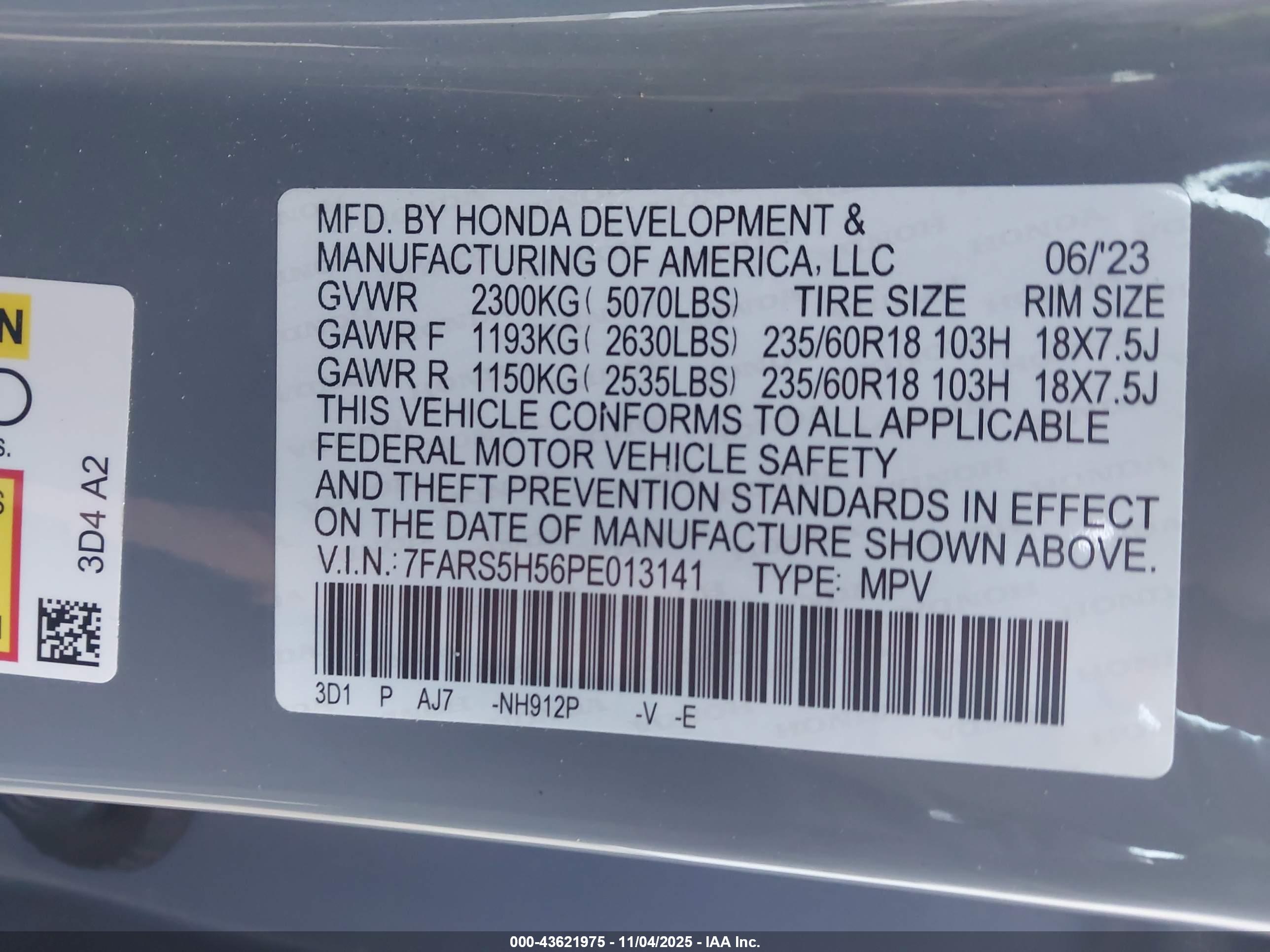HONDA CR-V image 9