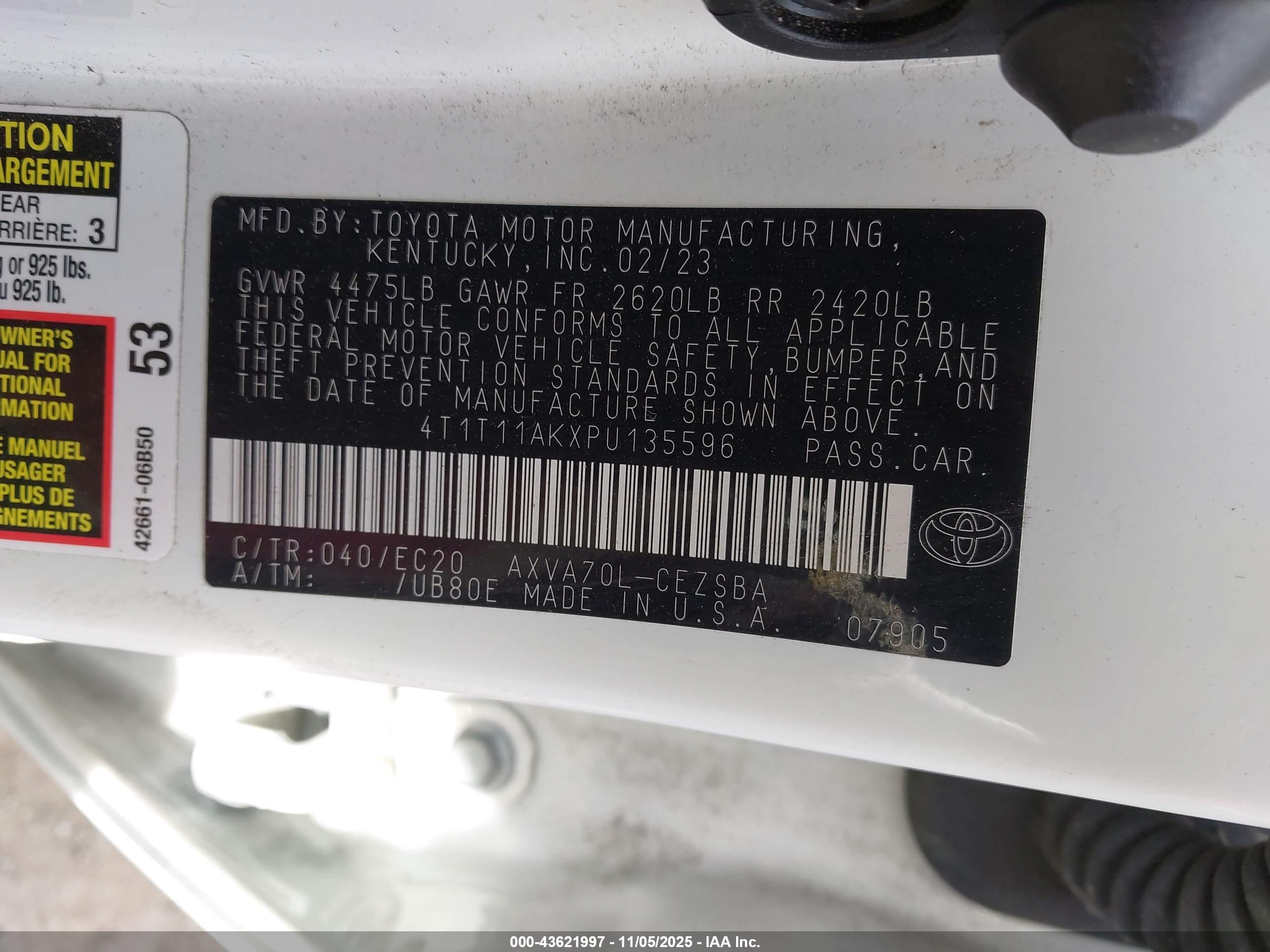 TOYOTA CAMRY image 9