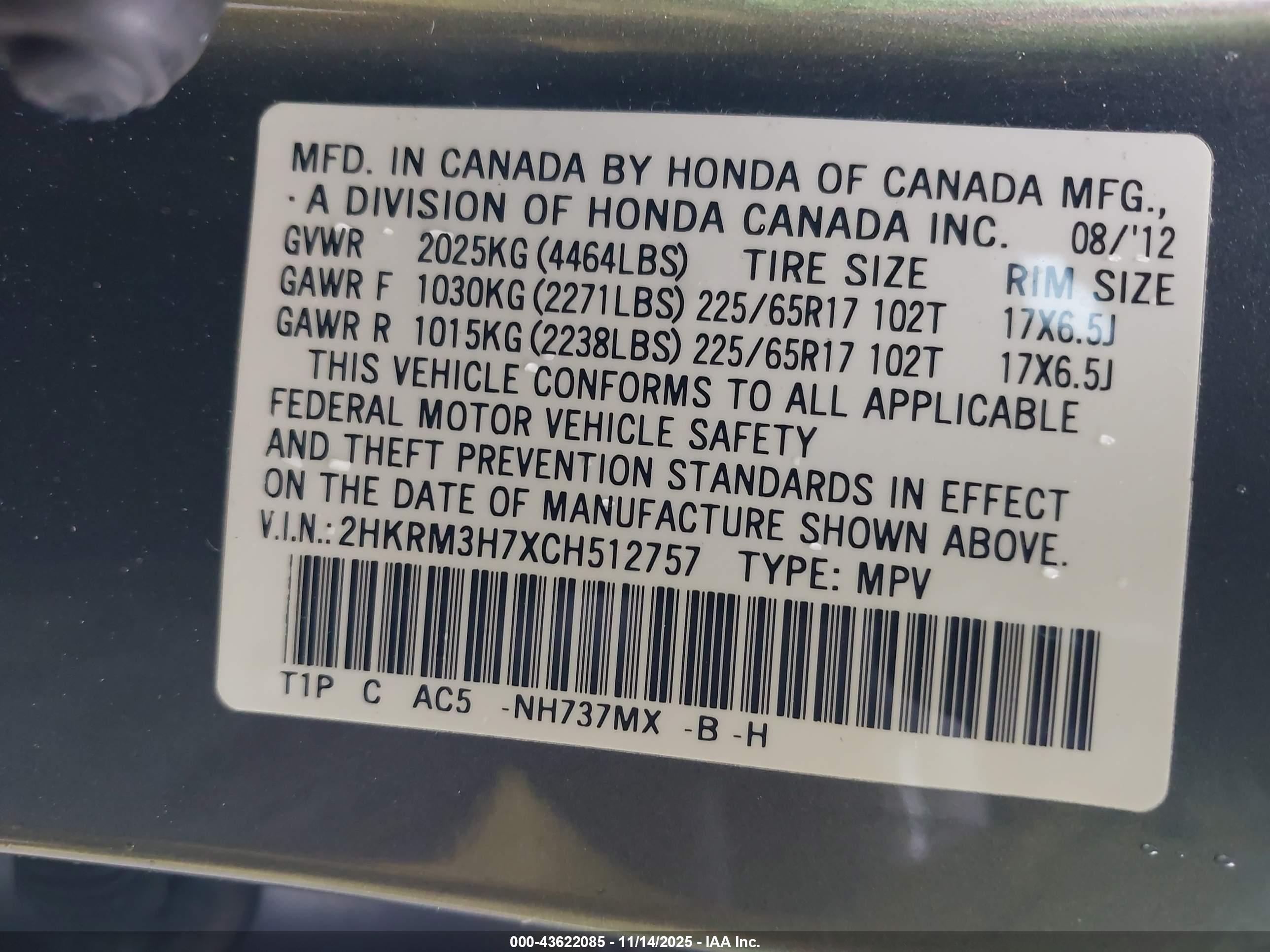 HONDA CR-V image 9