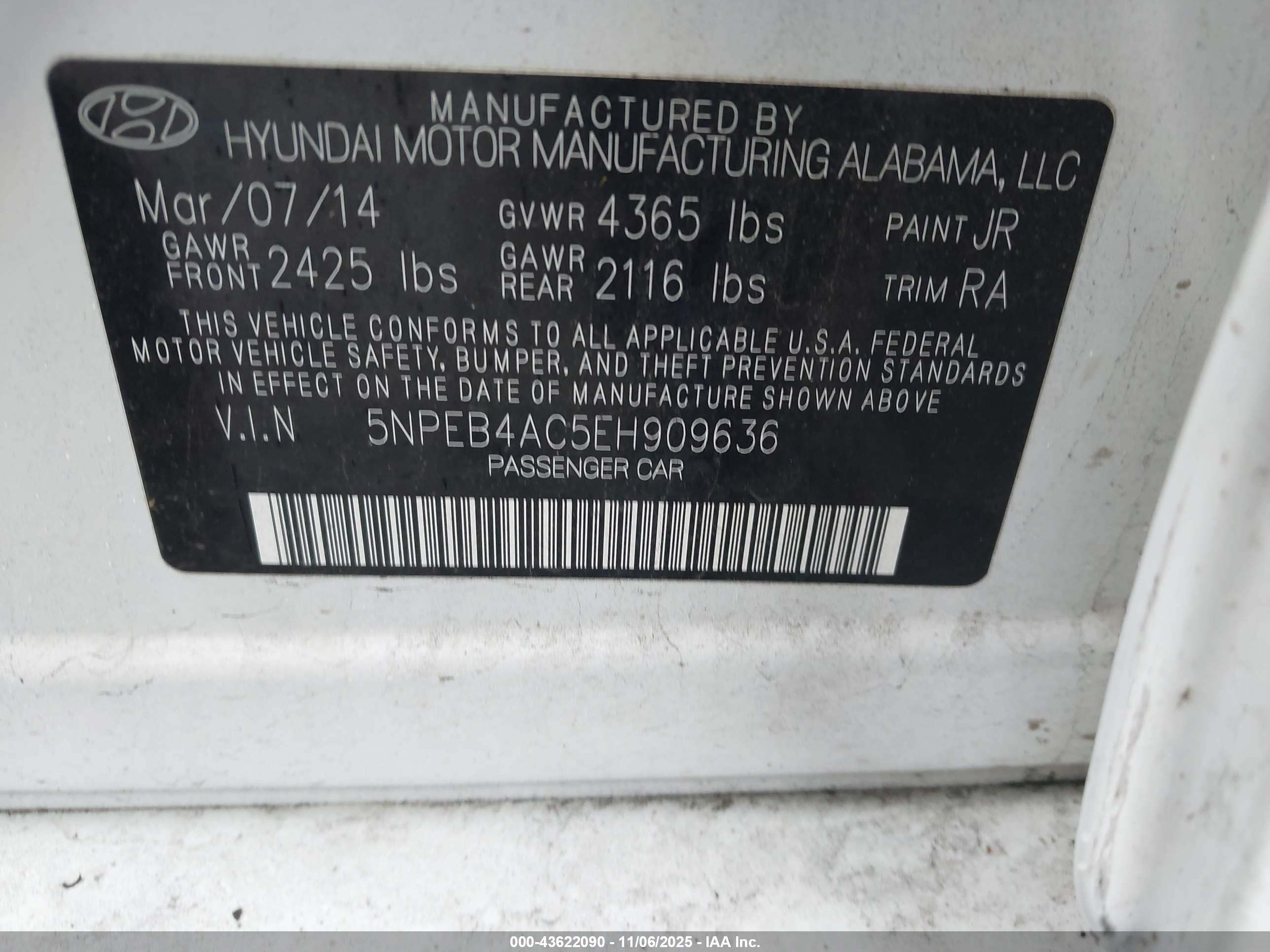 HYUNDAI SONATA image 9