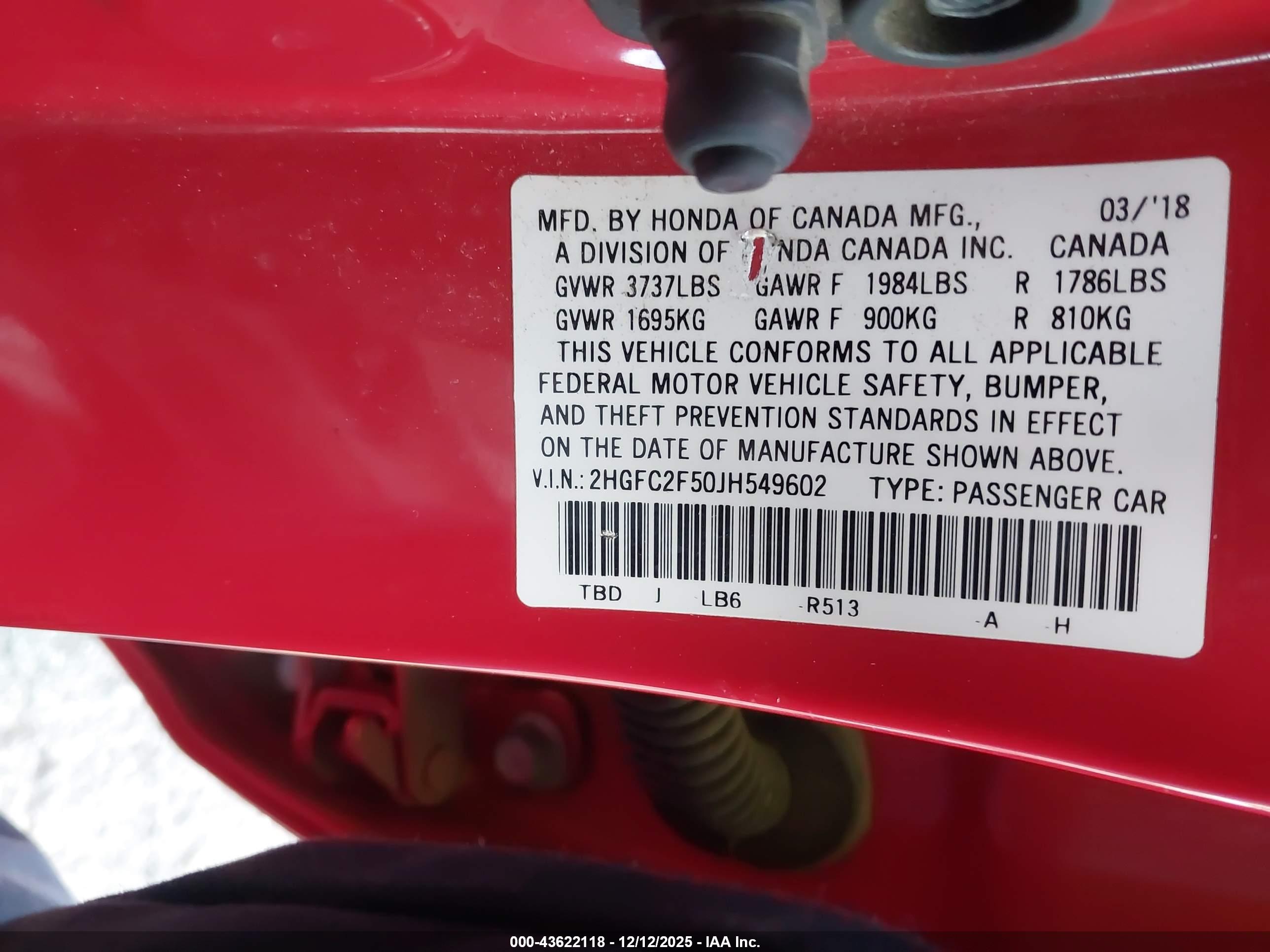 HONDA CIVIC image 9