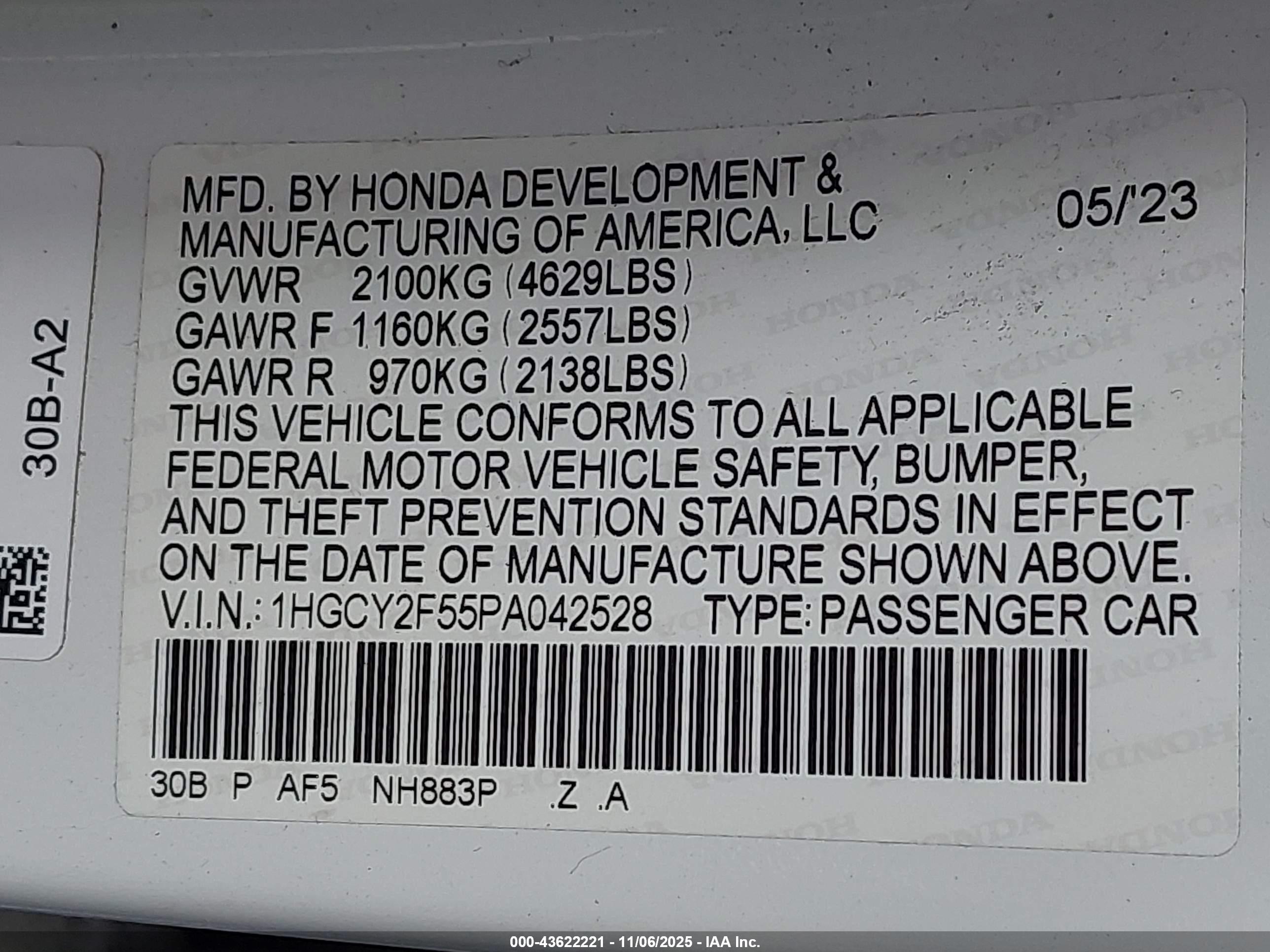 HONDA ACCORD image 9