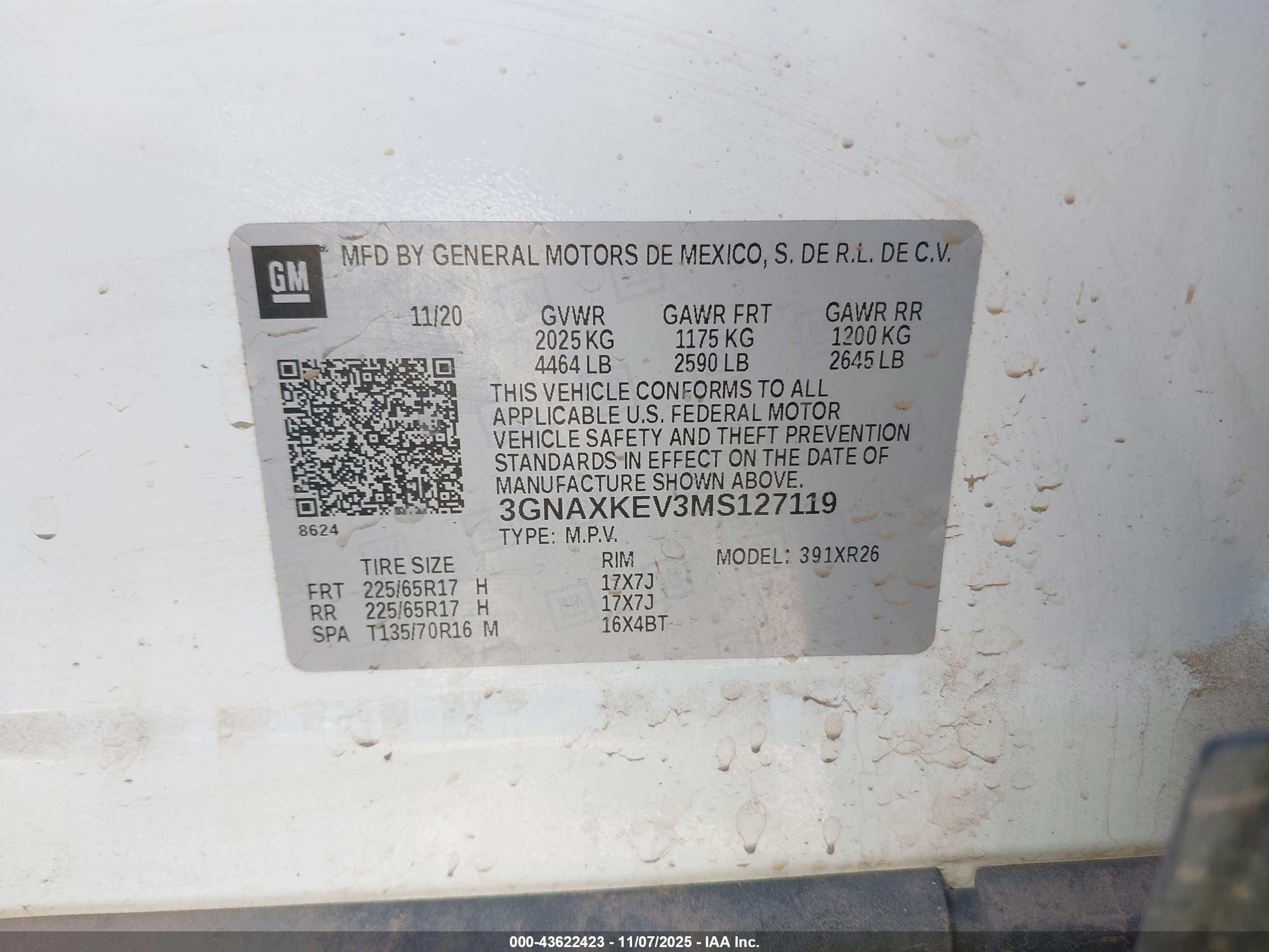 CHEVROLET EQUINOX image 9