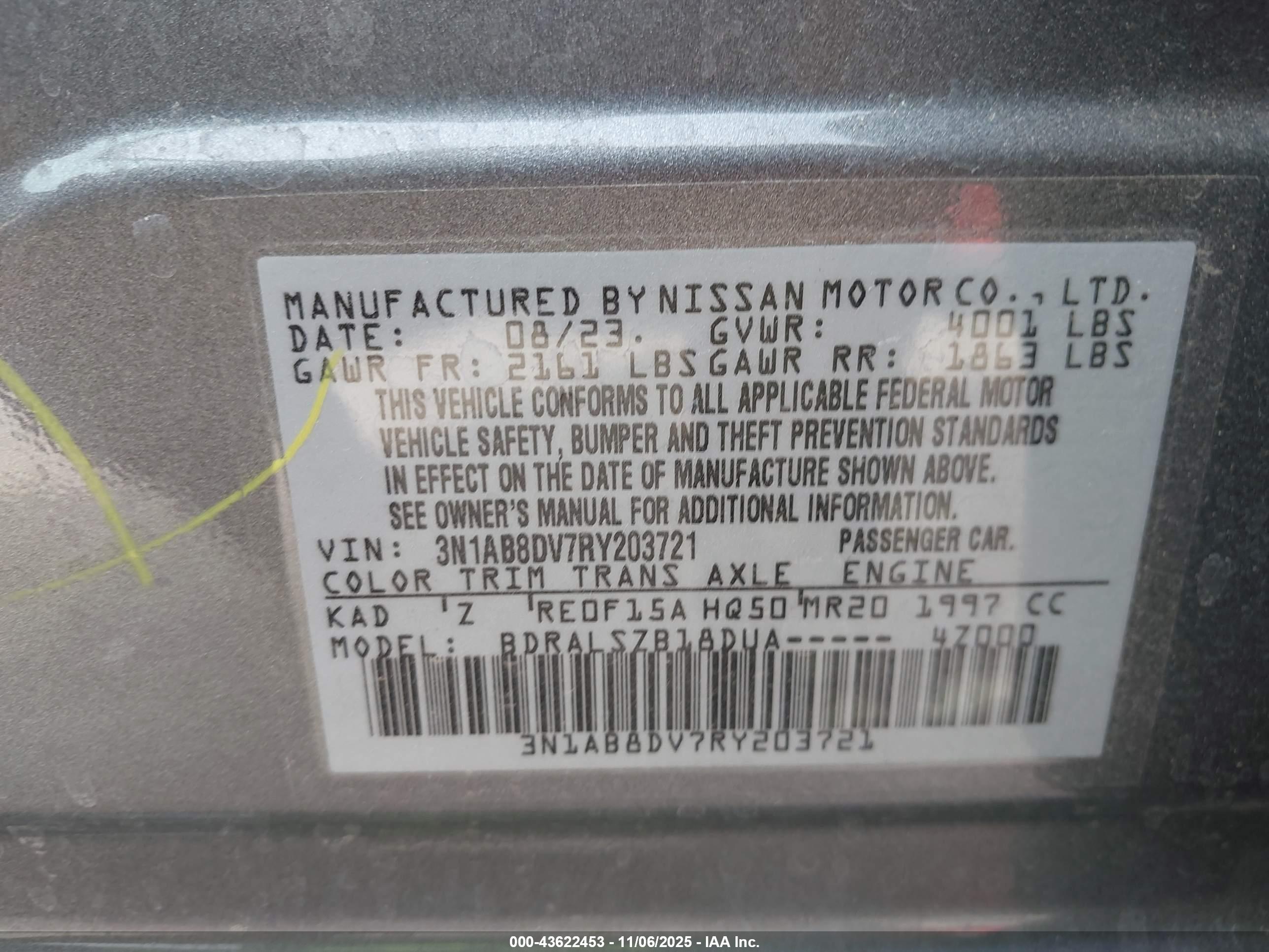 NISSAN SENTRA image 9