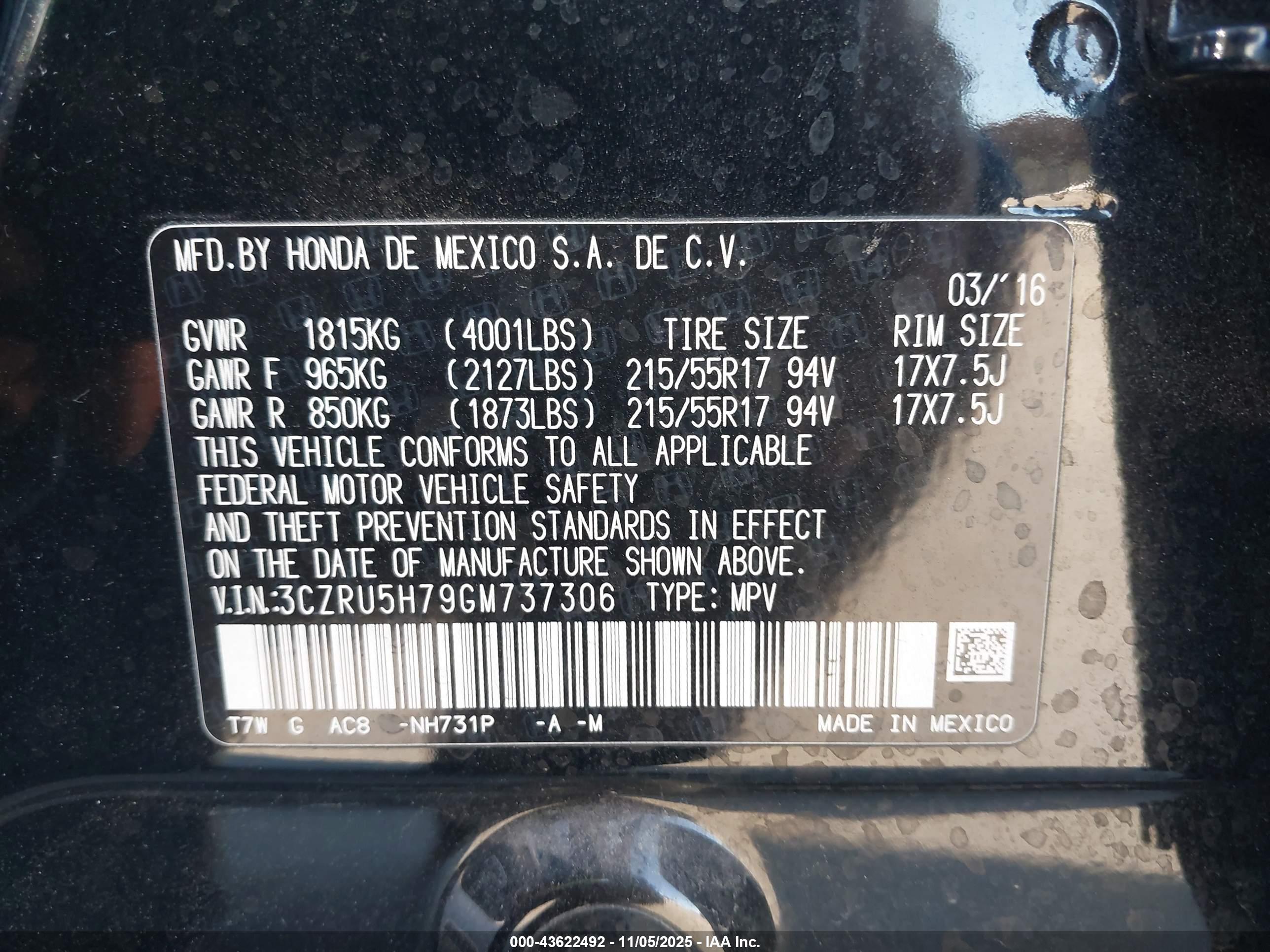 HONDA HR-V image 9