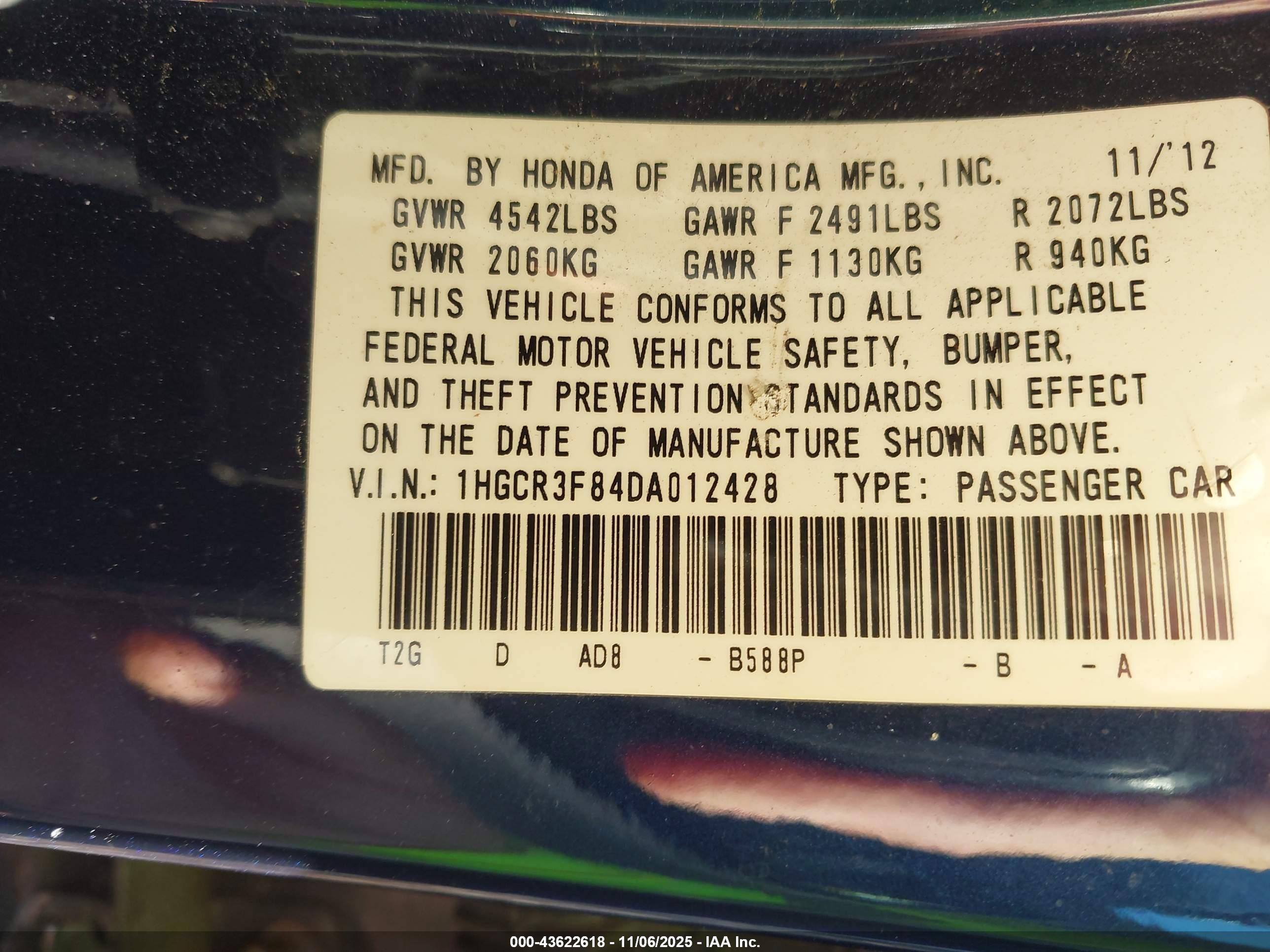 HONDA ACCORD image 9
